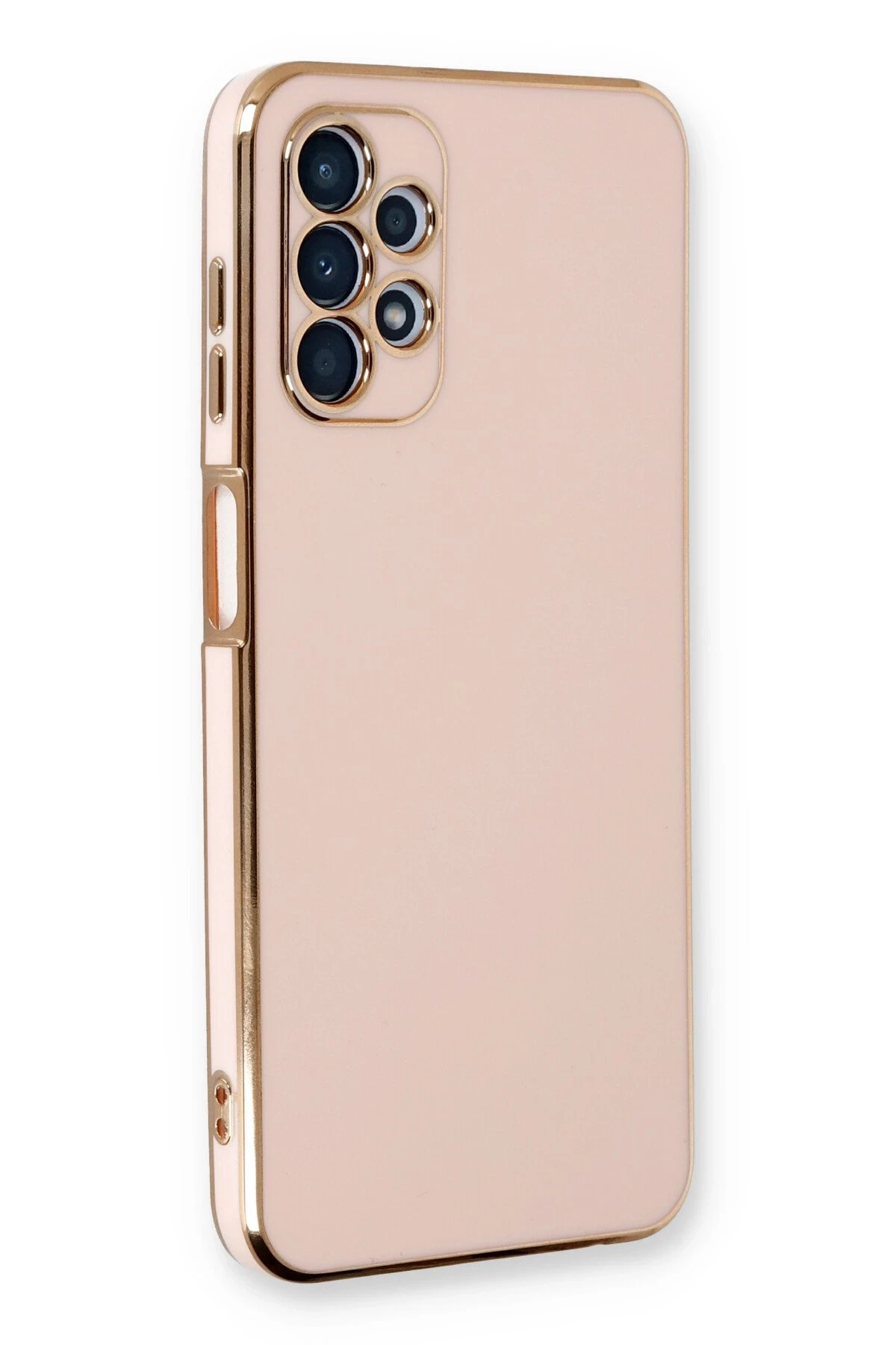 Newface Samsung Galaxy A13 4G Kılıf Volet Silikon - Pembe
