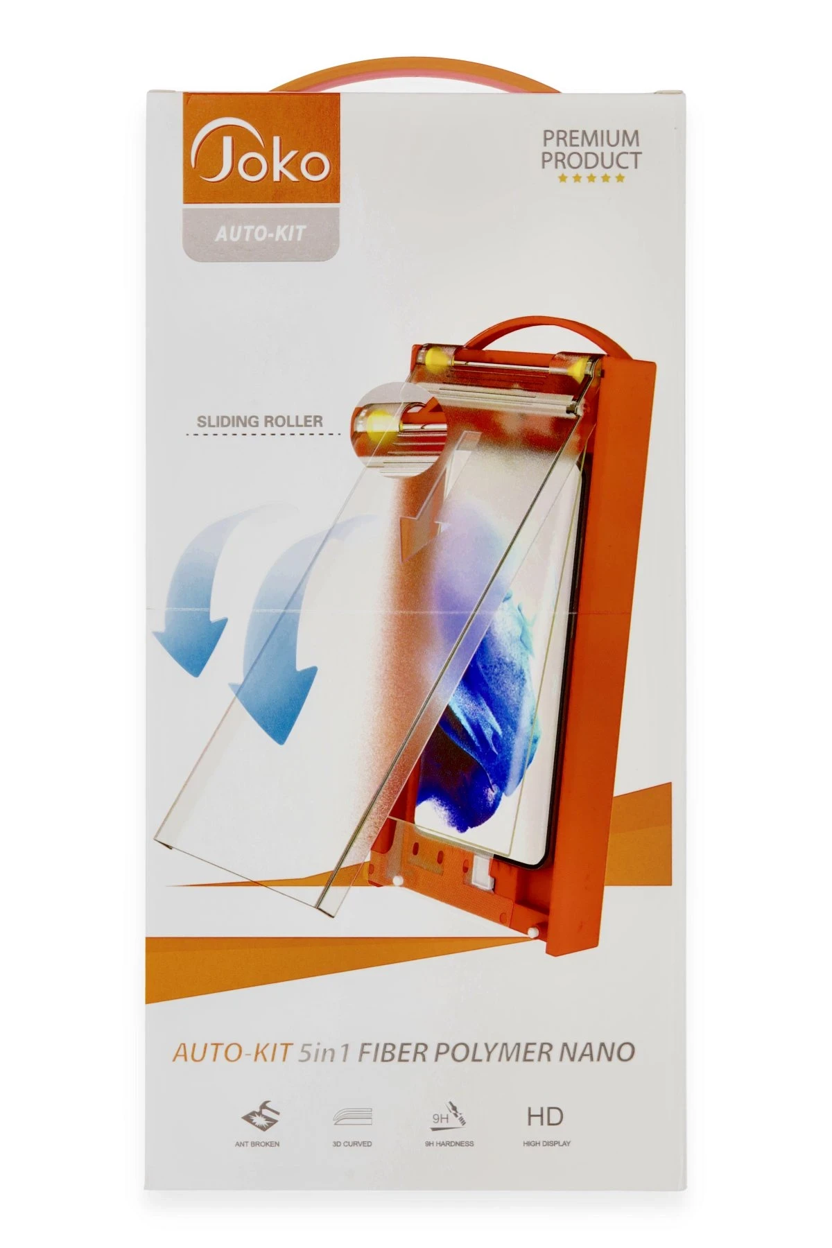 Joko Samsung Galaxy S22 AutoKit 5in1 Fiber Polymer Nano Ekran Koruyucu