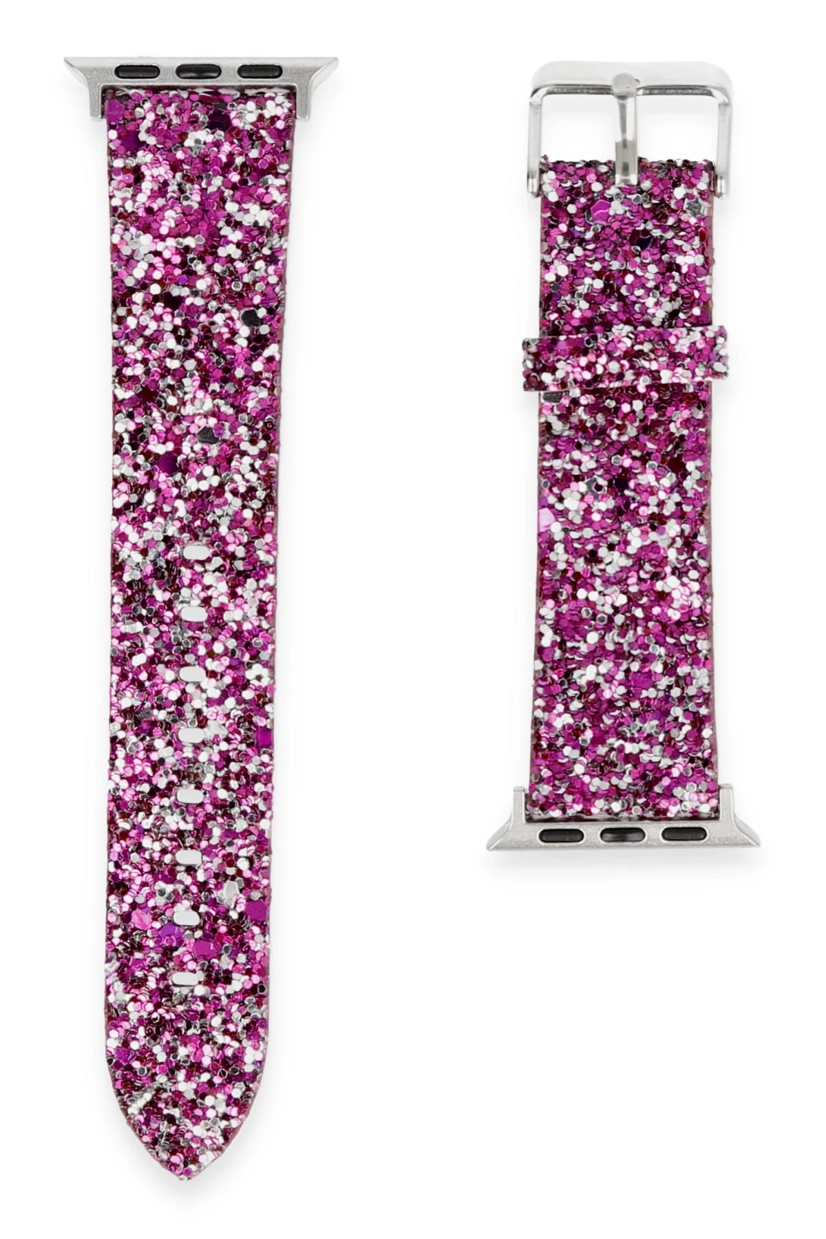 Newface Apple Watch 38mm Starry Taşlı Kordon - Derin Mor
