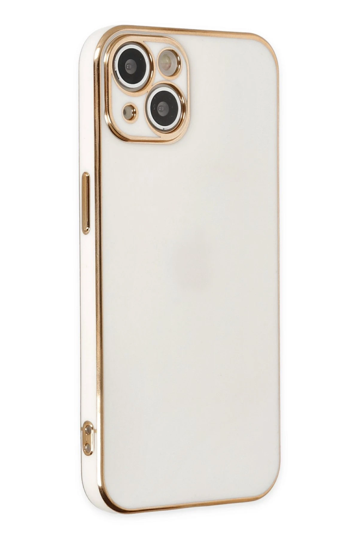 Newface iPhone 14 Kılıf Volet Silikon - Beyaz