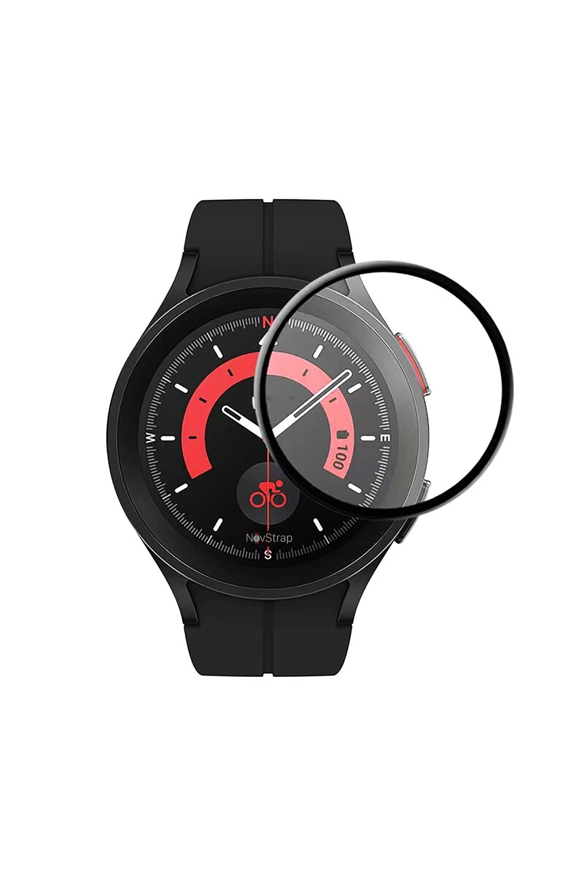 Newface Watch 5 Pro 45mm Polymer Nano Ekran Koruyucu - Şeffaf