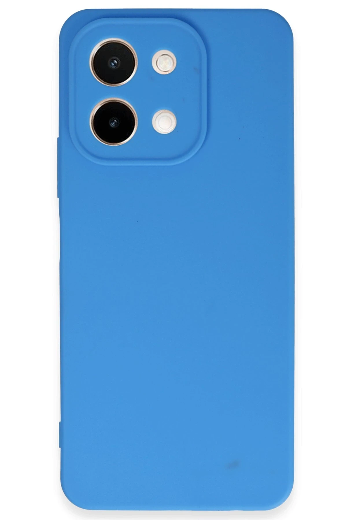 Newface Vivo Y28 Kılıf First Silikon - Mavi