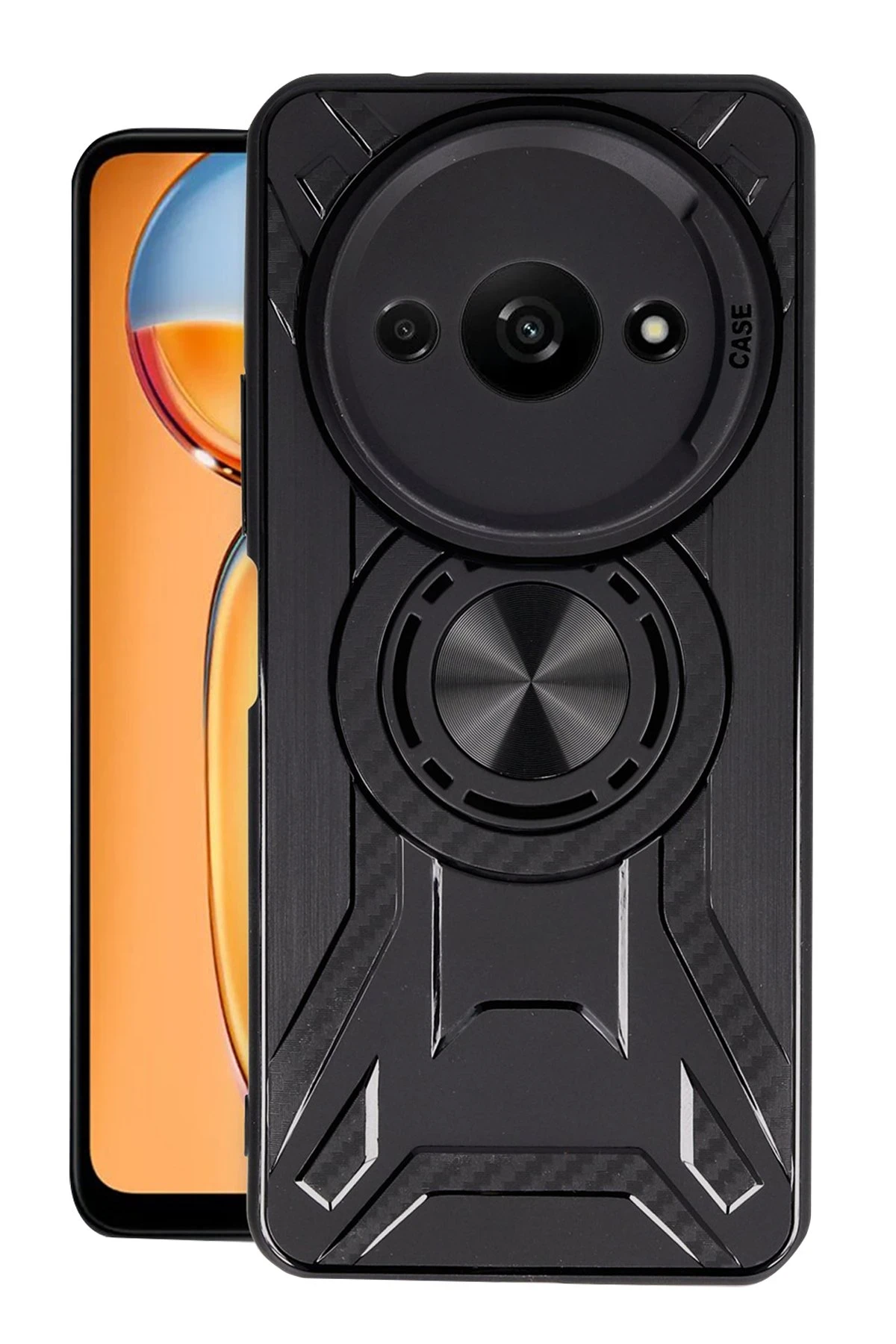 Newface Xiaomi Redmi A3 4G Kılıf Lincoln Silikon - Siyah