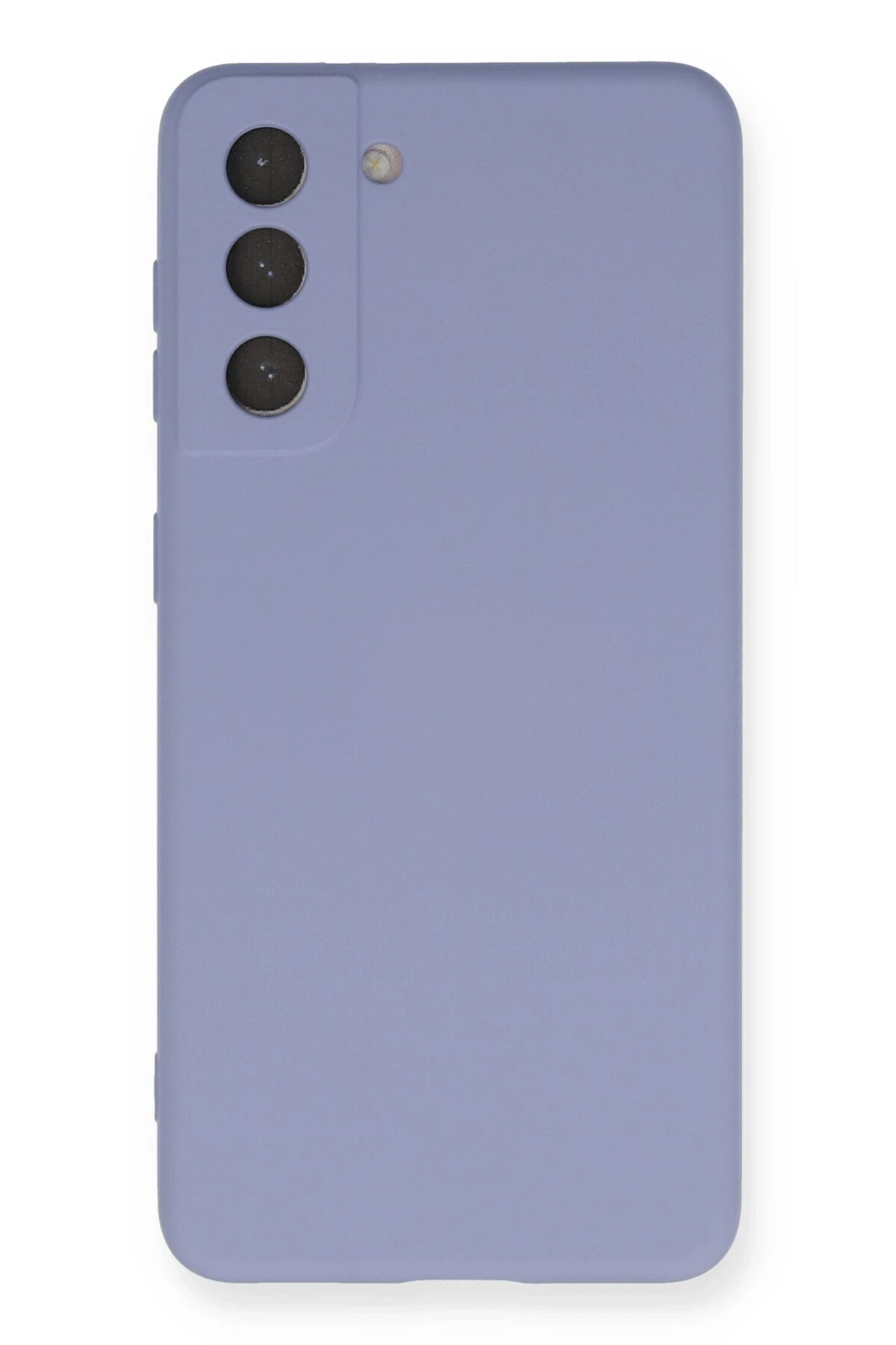 Newface Samsung Galaxy S21 FE Kılıf Nano içi Kadife Silikon - Lila