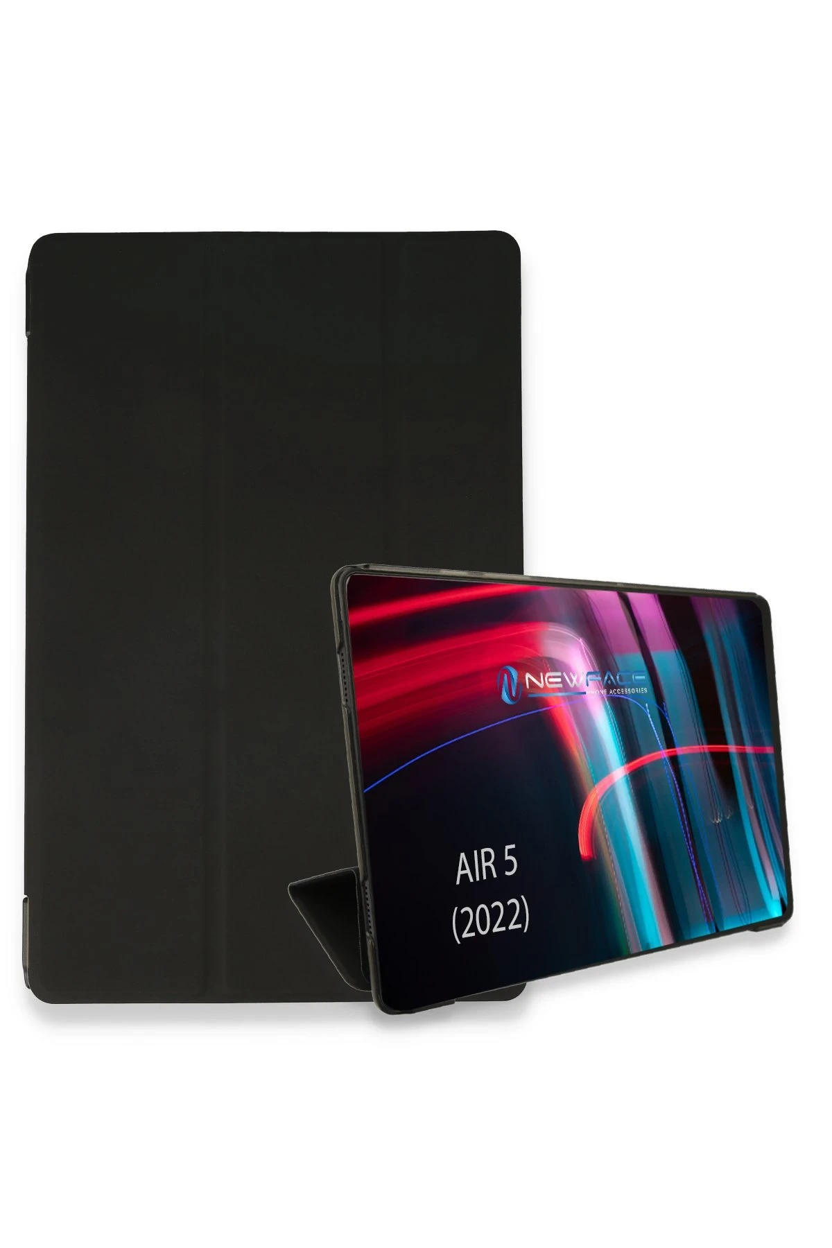 Newface iPad Air 5 (2022) Kılıf Tablet Smart Kılıf - Siyah