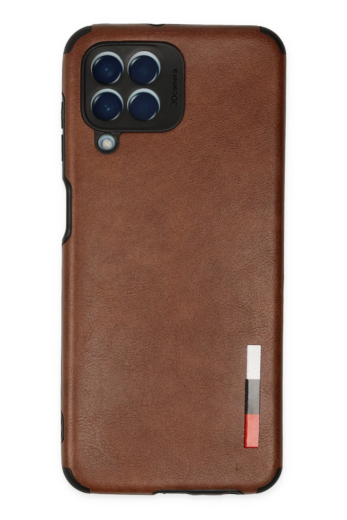 Newface Samsung Galaxy M33 Kılıf Loop Deri Silikon - Kahverengi