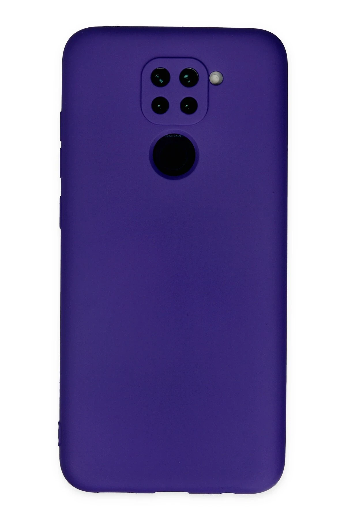 Newface Xiaomi Redmi Note 9 Kılıf Nano içi Kadife Silikon - Mor