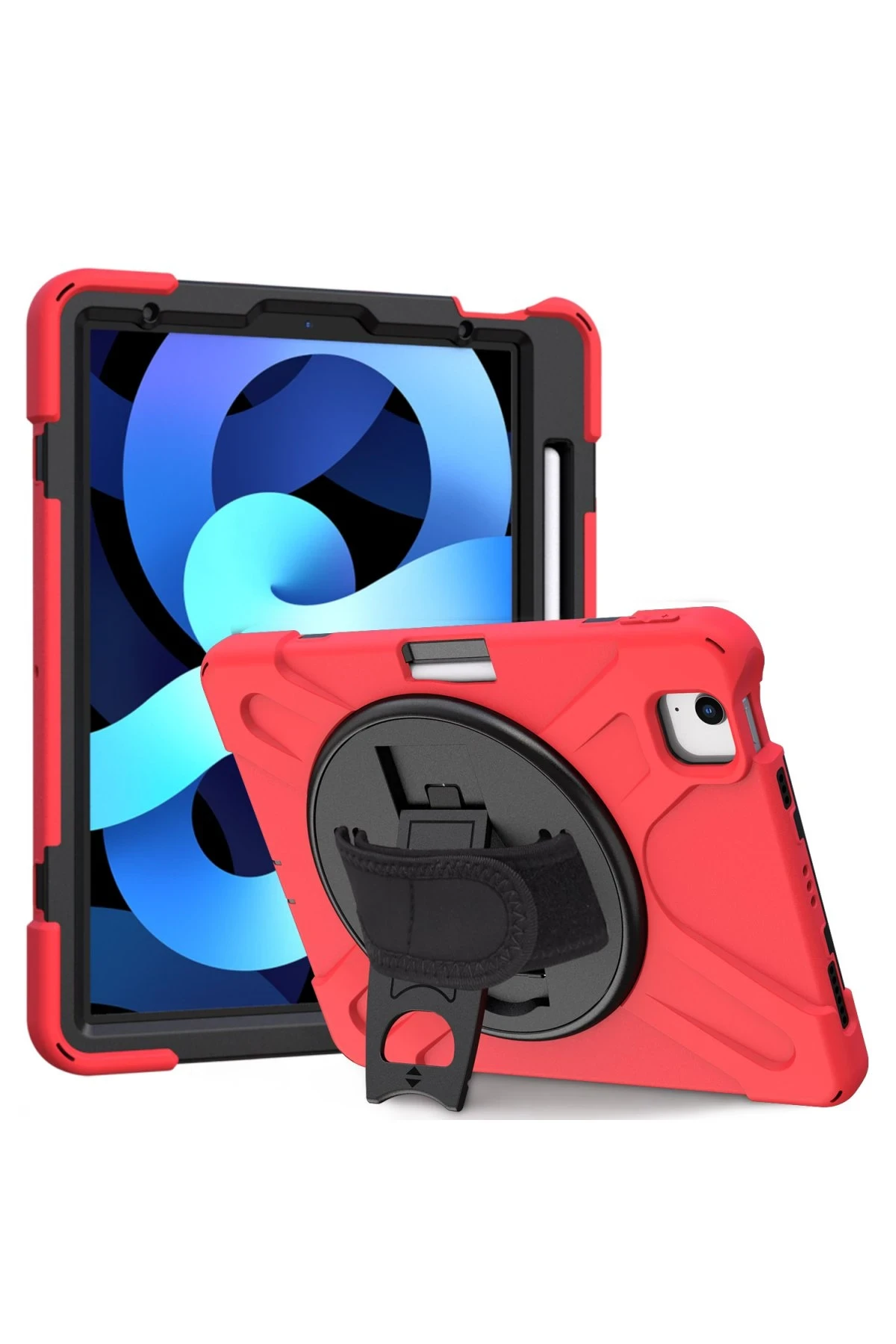 Newface iPad Pro 11 (2020) Kılıf Amazing Tablet Kapak - Kırmızı