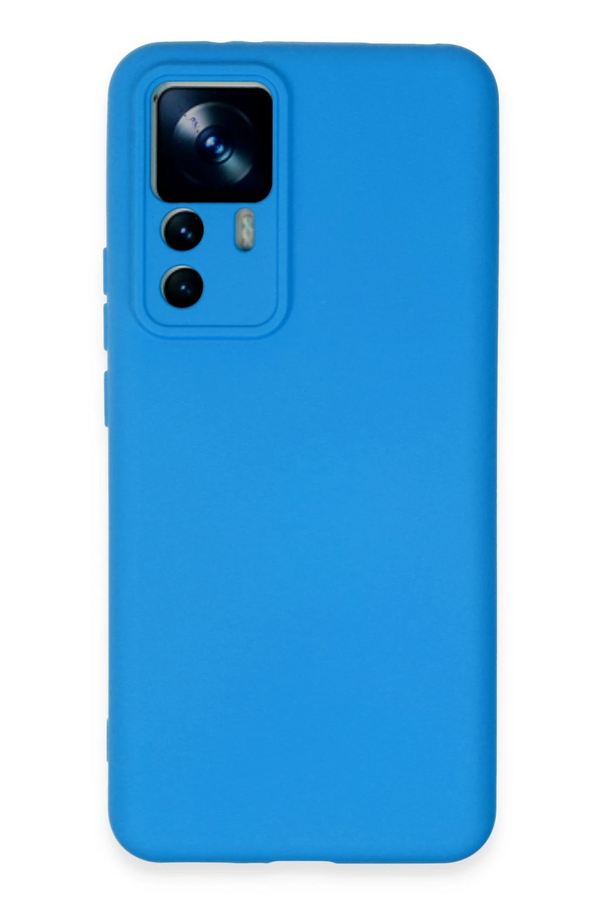 Newface Xiaomi Mi 12T Pro Kılıf Nano içi Kadife Silikon - Mavi