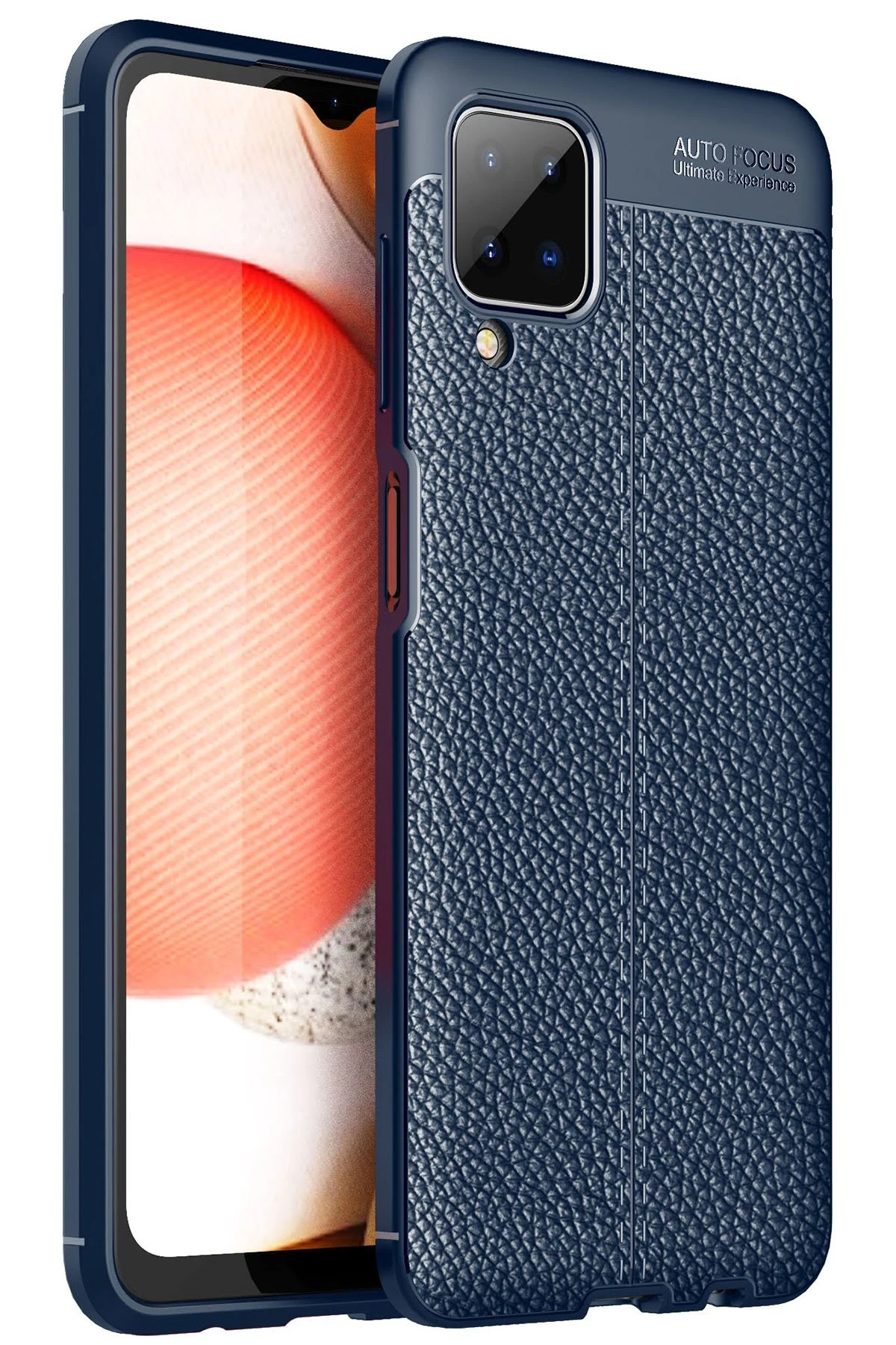 Newface Samsung Galaxy A12 Kılıf Auto Focus Kapak - Lacivert