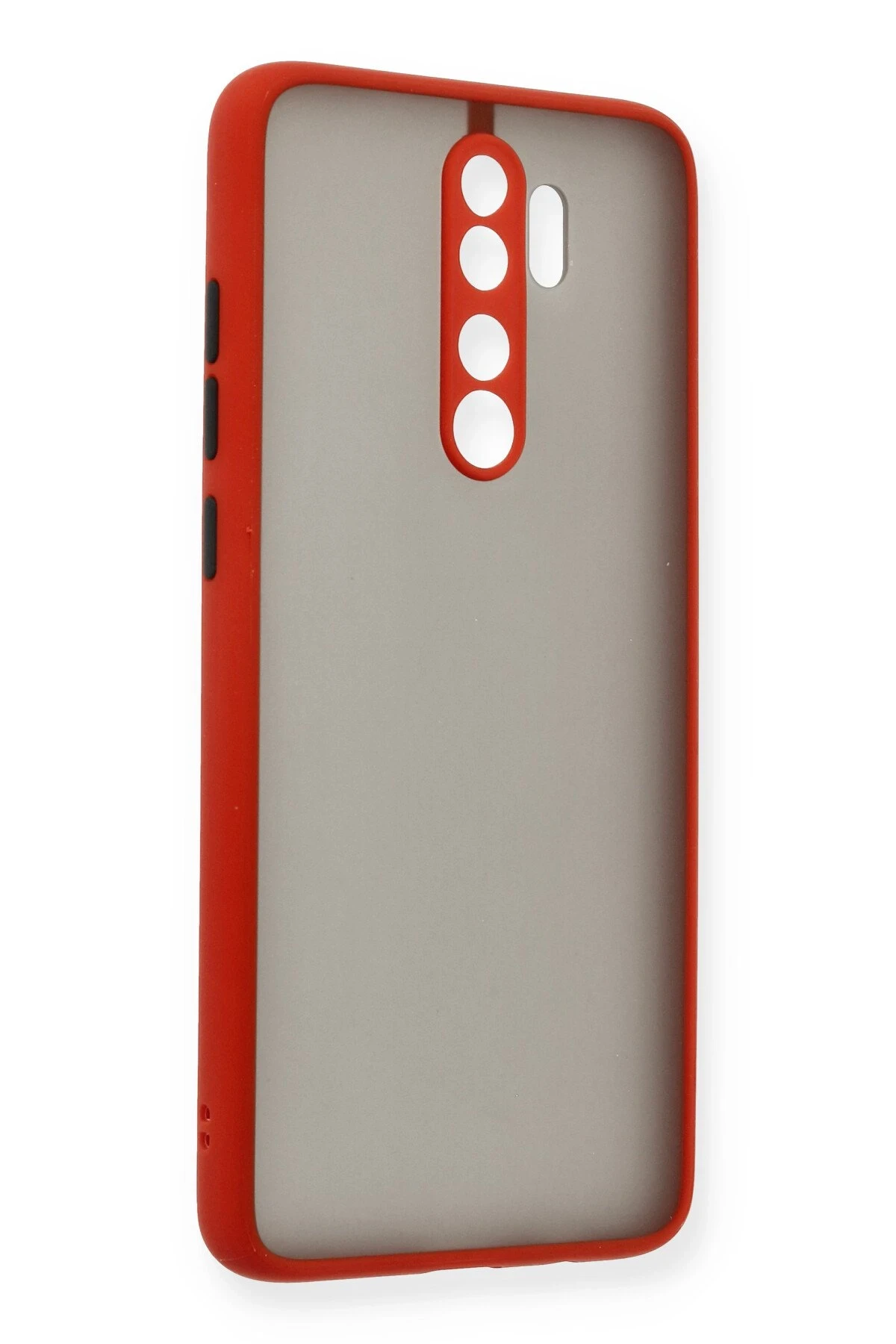 Newface Xiaomi Redmi Note 8 Pro Kılıf Montreal Silikon Kapak - Kırmızı