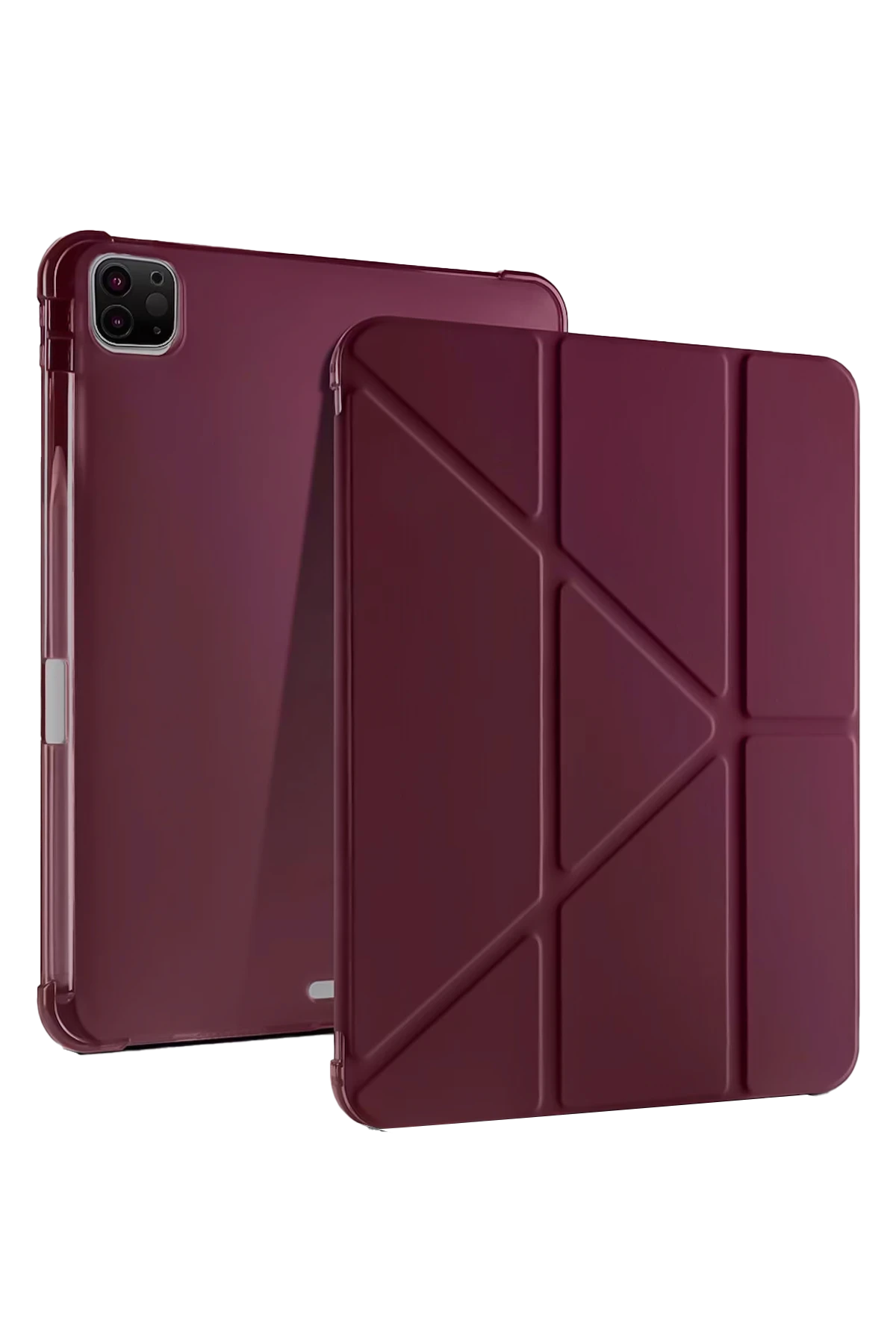 Newface iPad Air 13 (2024) Kılıf Kalemlikli Mars Tablet Kılıfı - Mor