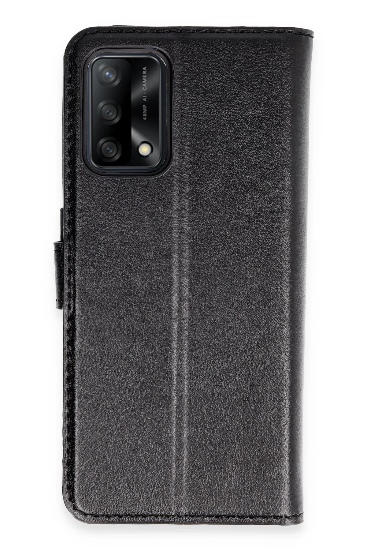 Newface Oppo A74 4G Kılıf Trend S Plus Kapaklı Kılıf - Siyah