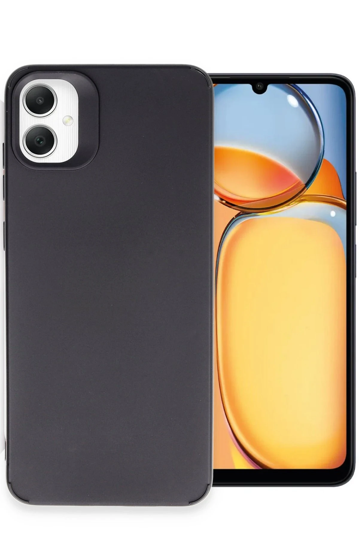 Newface Samsung Galaxy A05 Kılıf Petro Silikon - Siyah