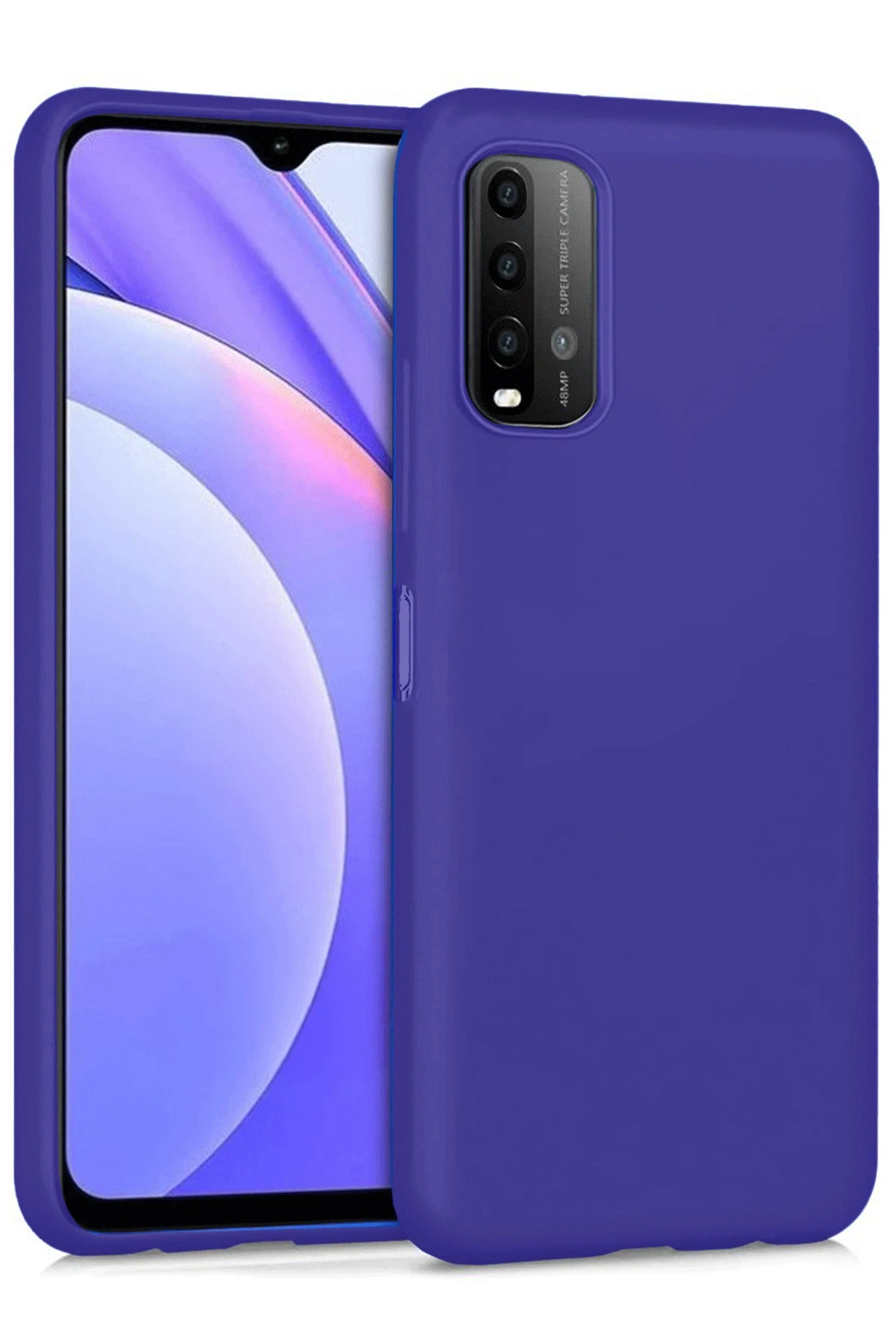 Newface Xiaomi Redmi 9T Kılıf Nano içi Kadife Silikon - Mor