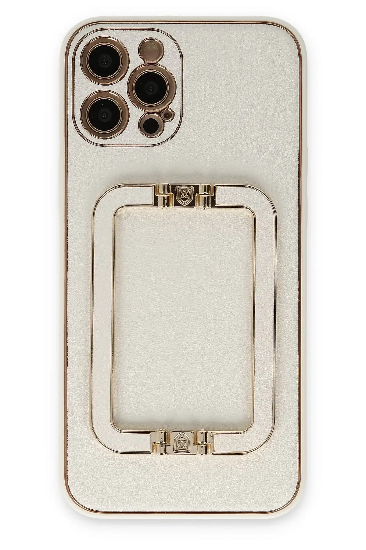 Newface iPhone 12 Pro Kılıf Coco Elit Kapak - Beyaz