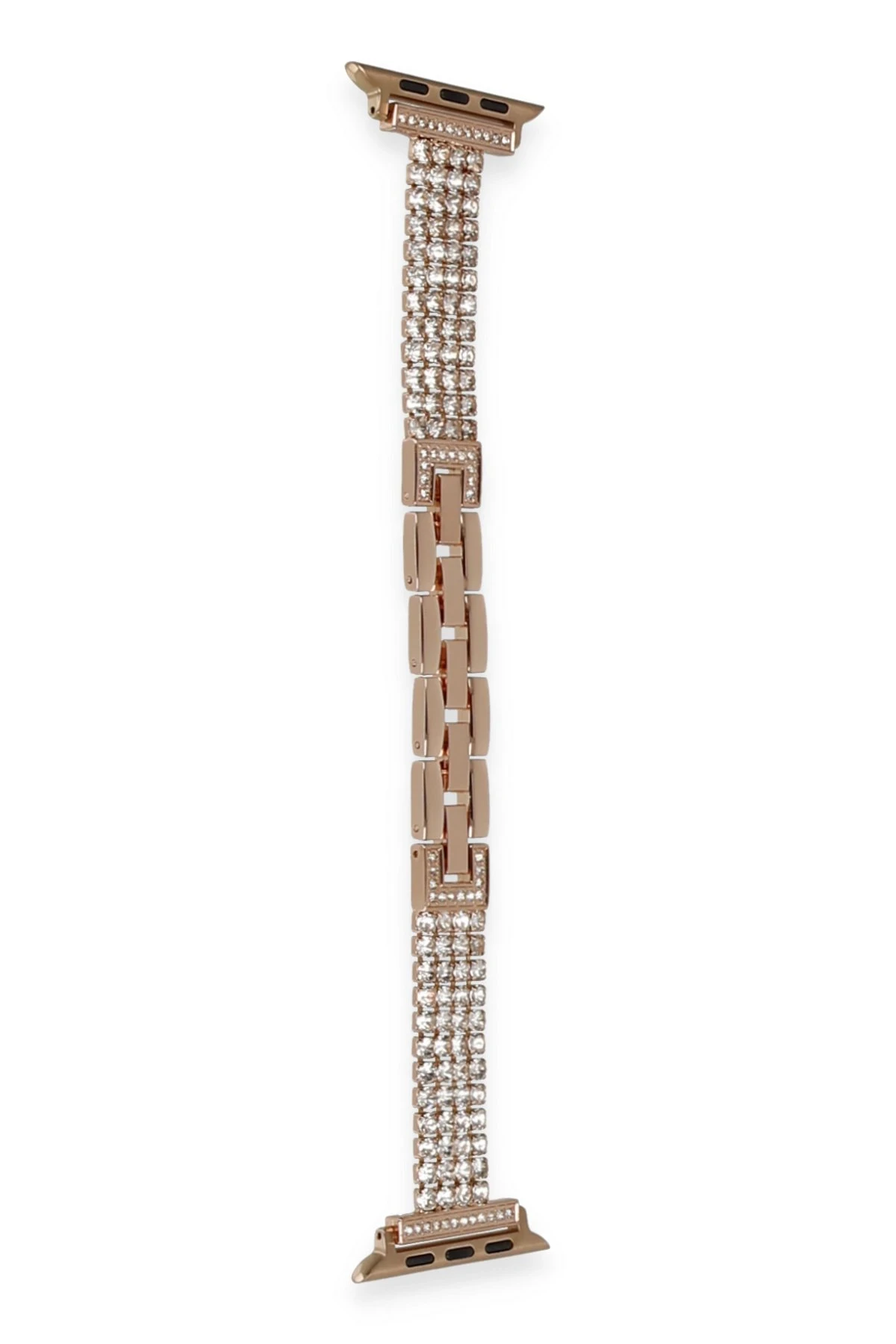 Newface Apple Watch 42mm Live Taşlı Kordon - Rose Gold