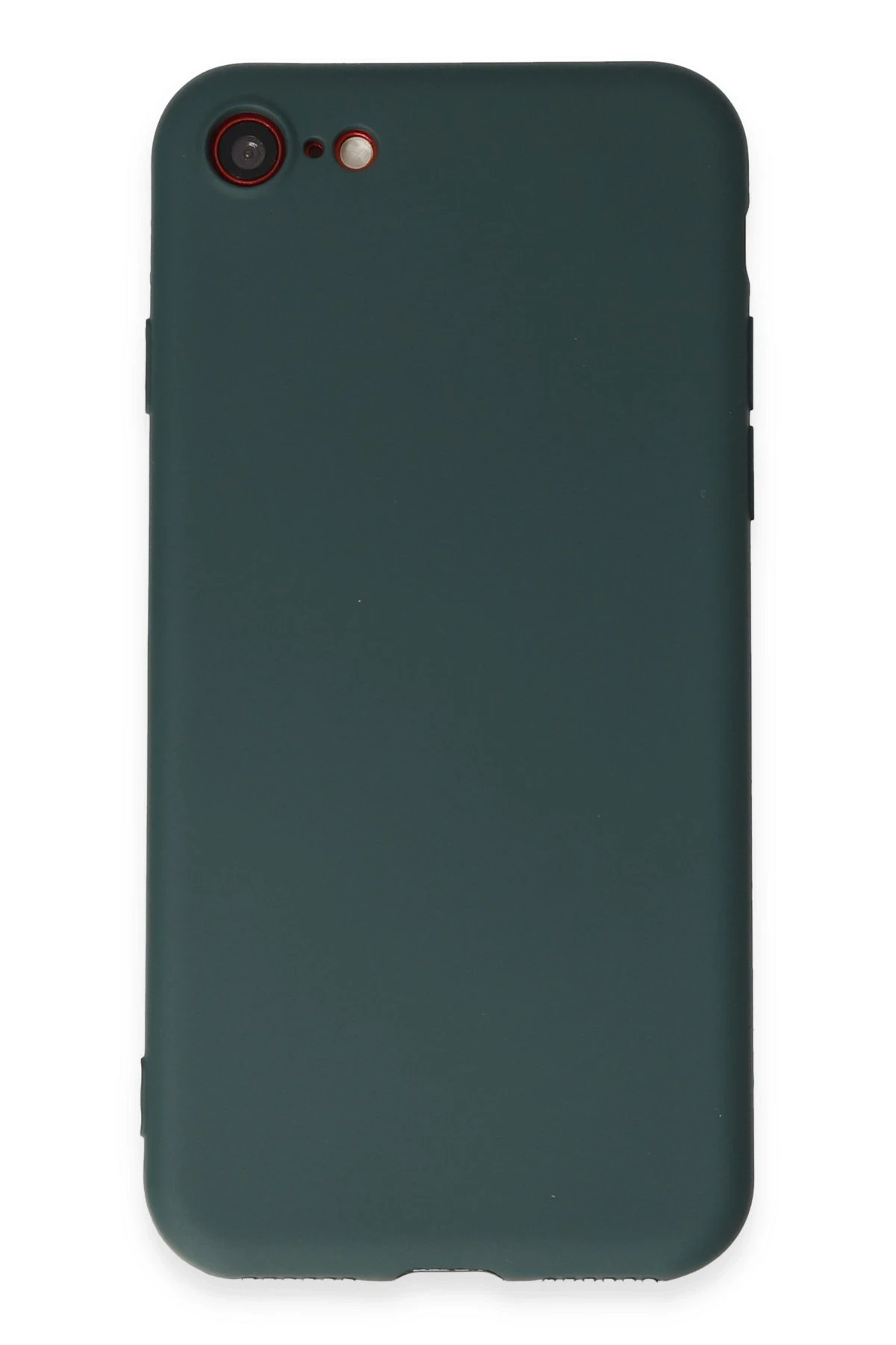 Newface iPhone 7 Kılıf First Silikon - Koyu Yeşil