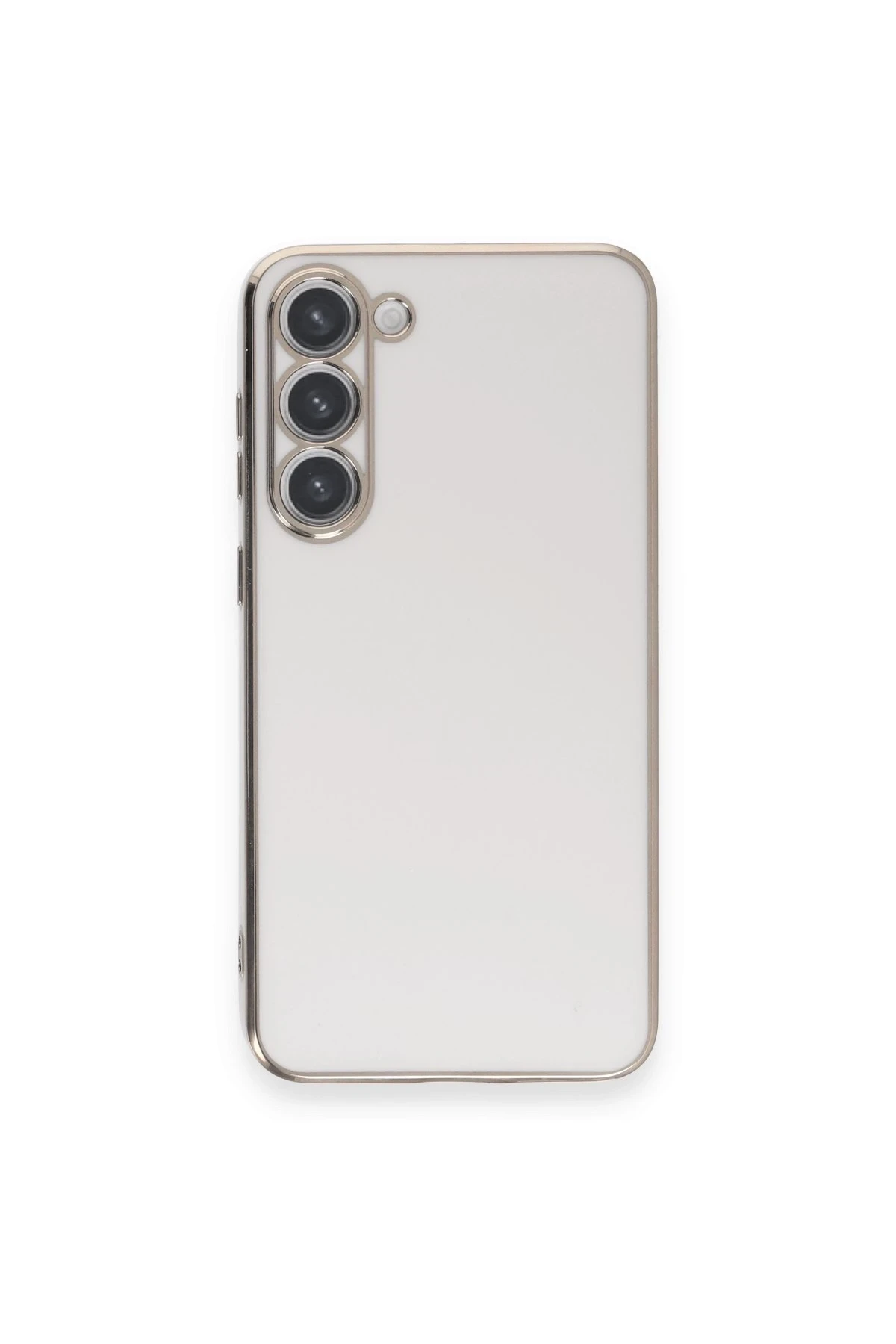 Newface Samsung Galaxy S23 Plus Kılıf Volet Silikon - Beyaz