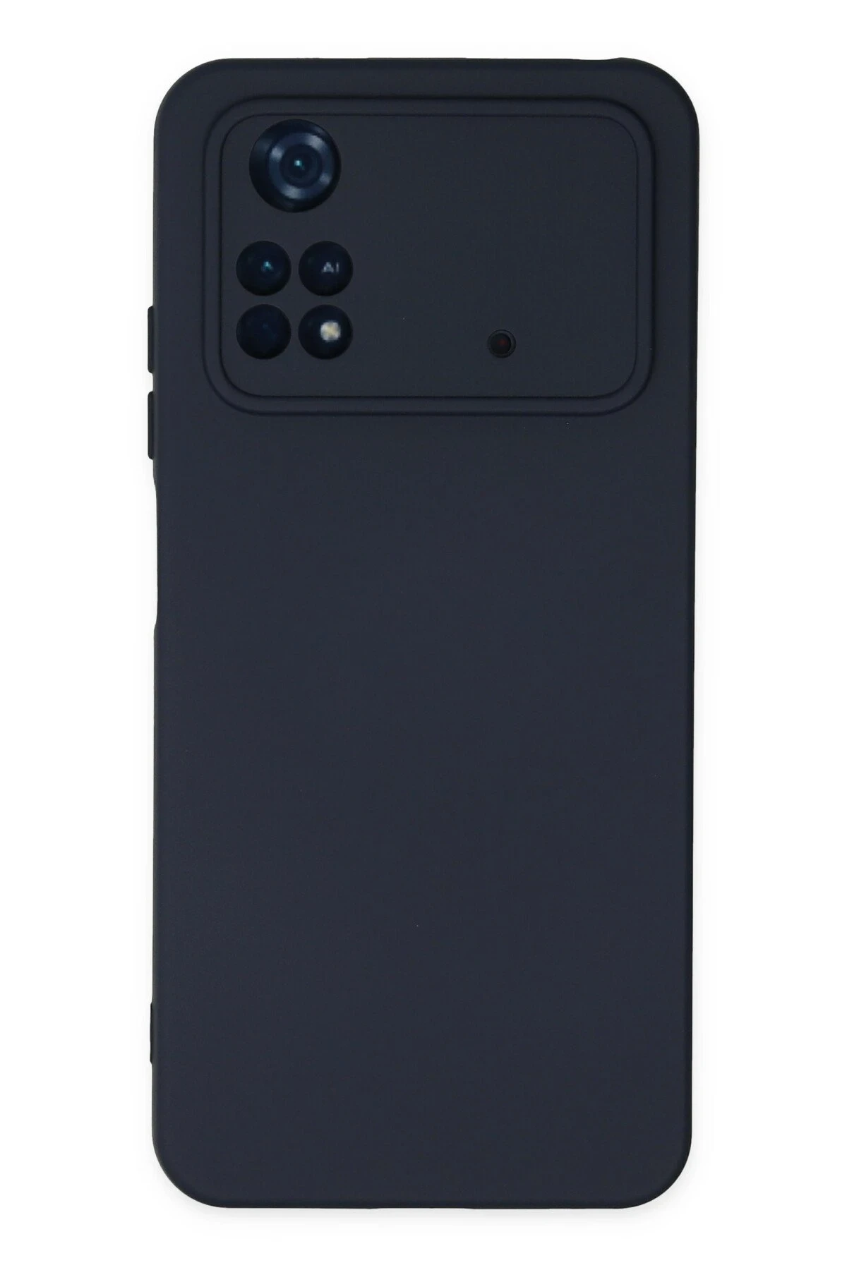 Newface Xiaomi Poco M4 Pro 4G Kılıf Nano içi Kadife Silikon - Lacivert