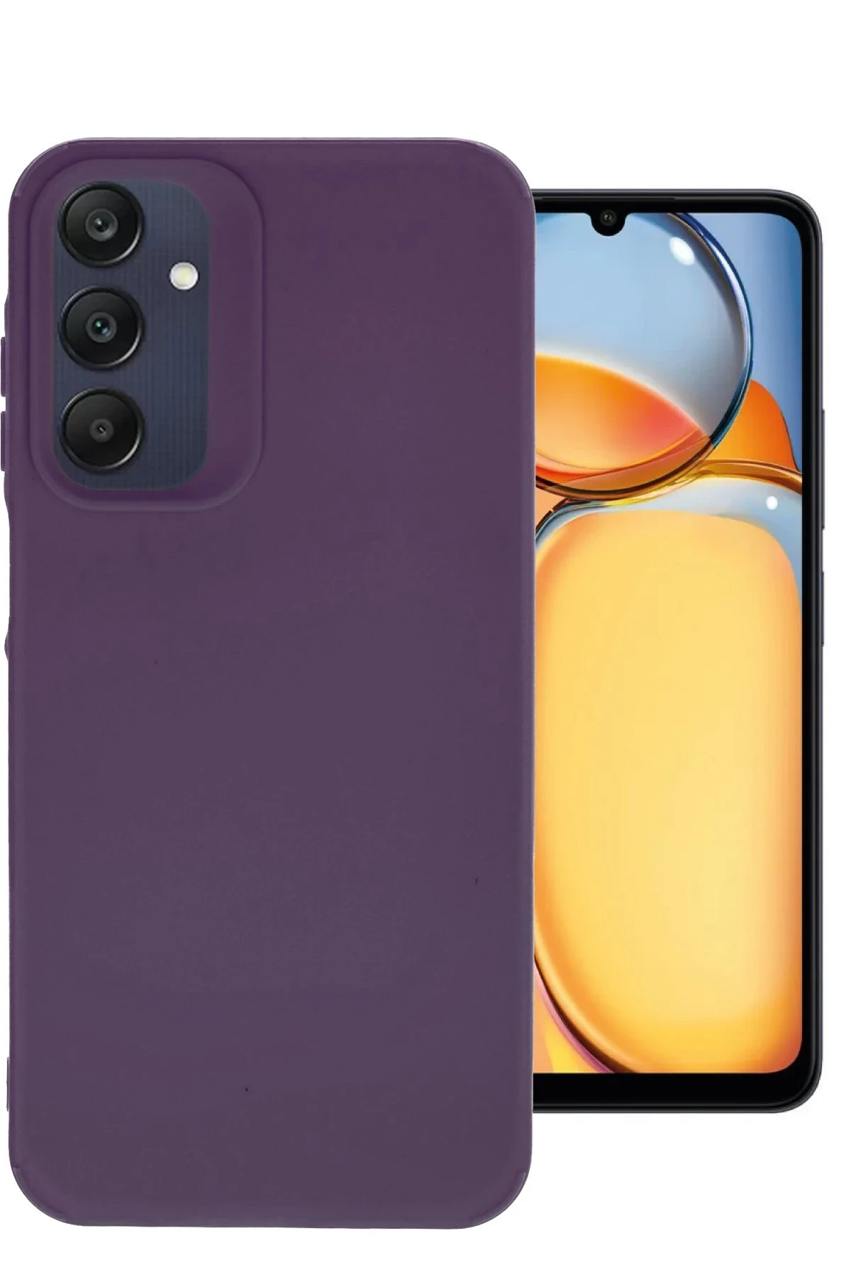Newface Samsung Galaxy A05S Kılıf Petro Silikon - Mürdüm