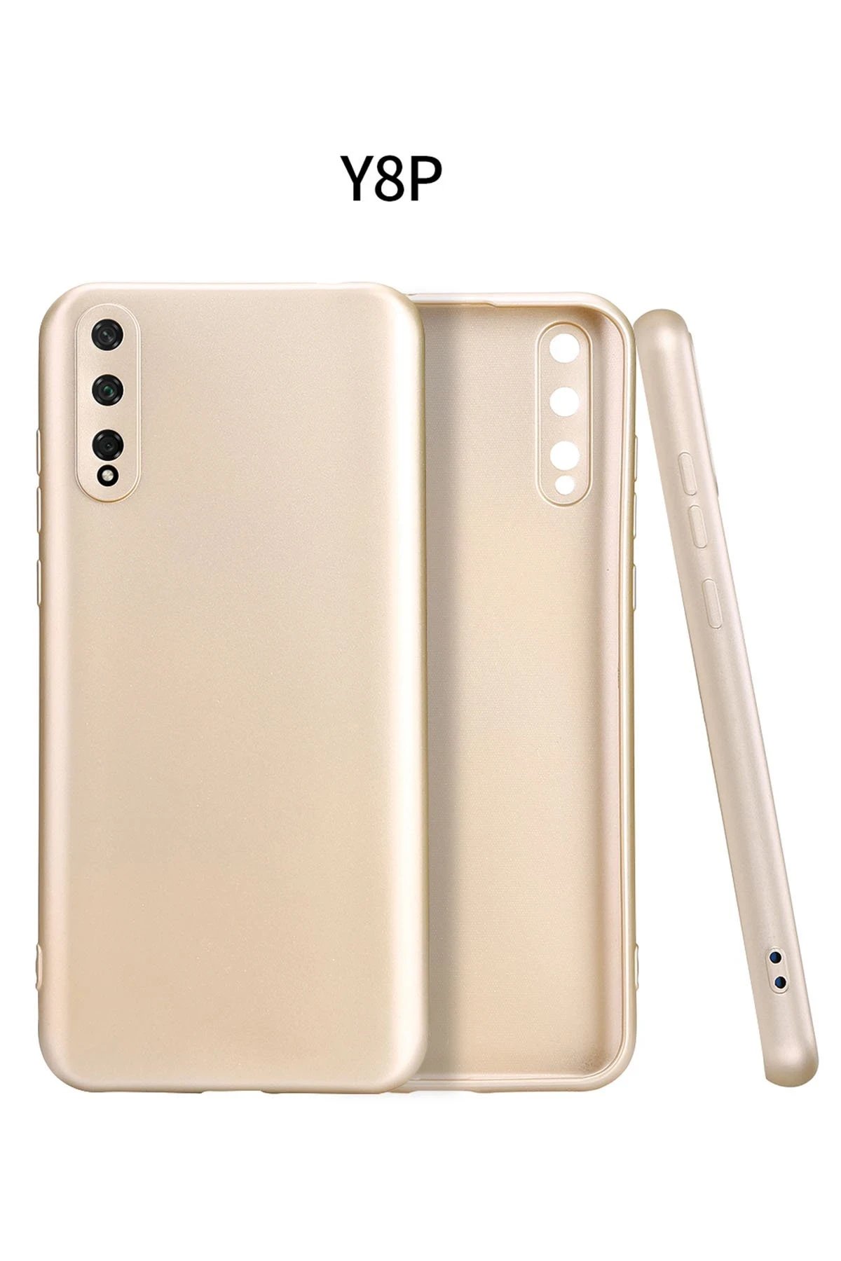 Newface Huawei Y8P Kılıf First Silikon - Rose Gold