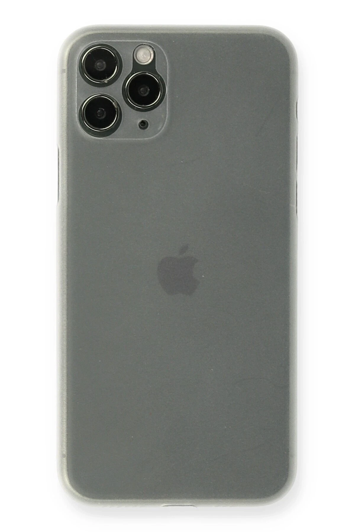 Newface iPhone 11 Pro Max Kılıf PP Ultra İnce Kapak - Beyaz