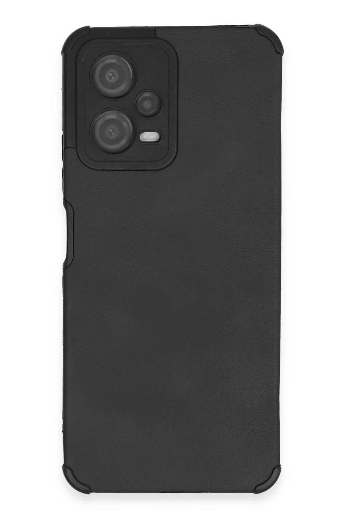 Newface Xiaomi Redmi Note 12 5G Kılıf Loop Deri Silikon - Siyah