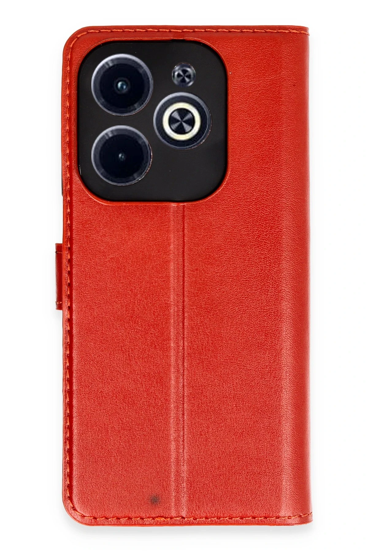 Newface İnfinix Hot 40i Kılıf Trend S Plus Kapaklı Kılıf - Kırmızı