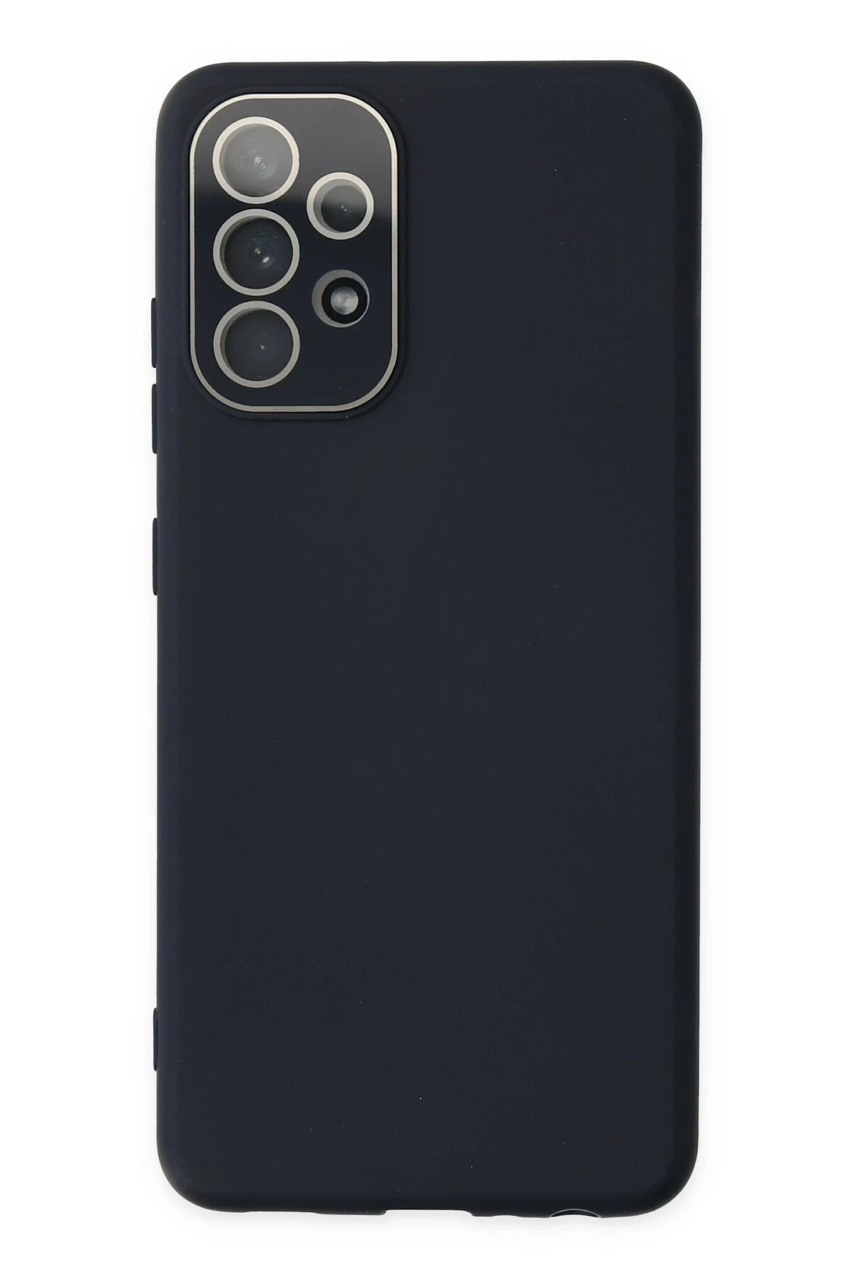 Newface Samsung Galaxy A33 5G Kılıf Lansman Glass Kapak - Lacivert