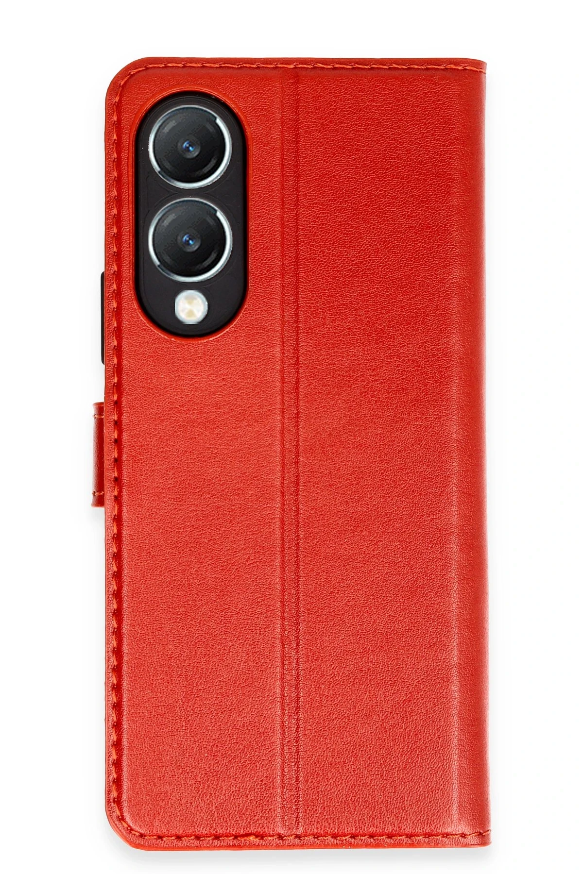 Newface Vivo Y17S Kılıf Trend S Plus Kapaklı Kılıf - Kırmızı