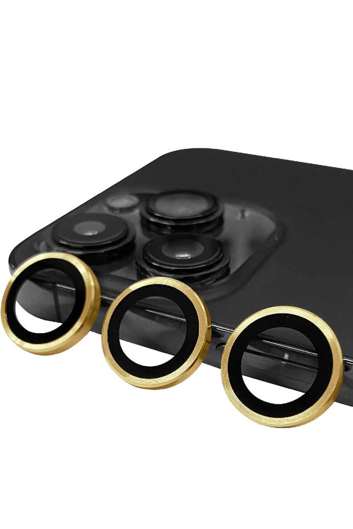 Newface iPhone 13 Pro Raze Metal Kamera Lens - Gold