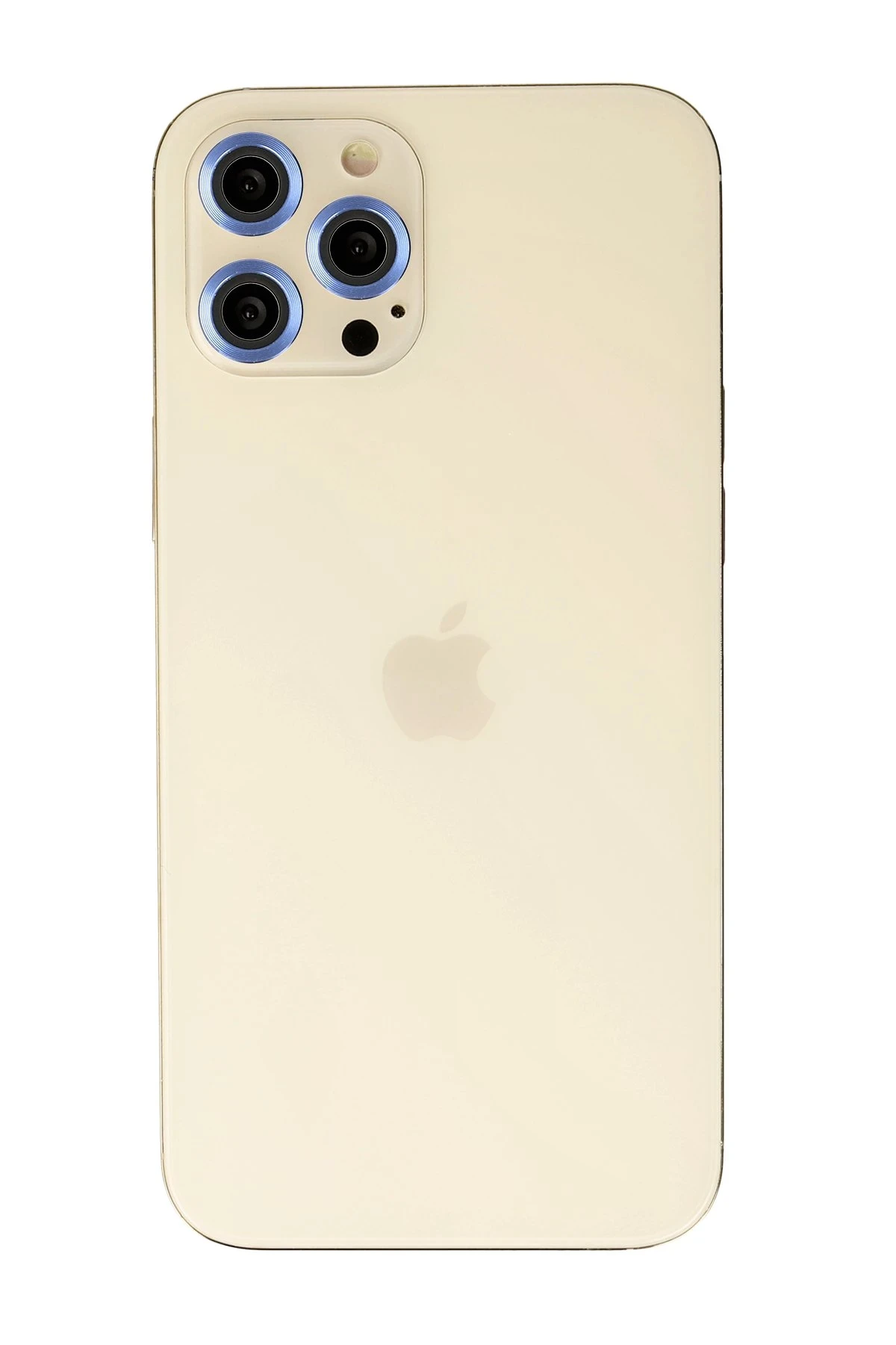 Newface iPhone 12 Pro Metal Kamera Lens - Mavi