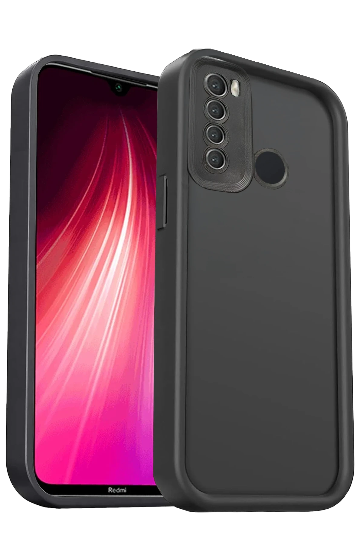 Newface Xiaomi Redmi Note 8 Kılıf Viera Silikon - Siyah