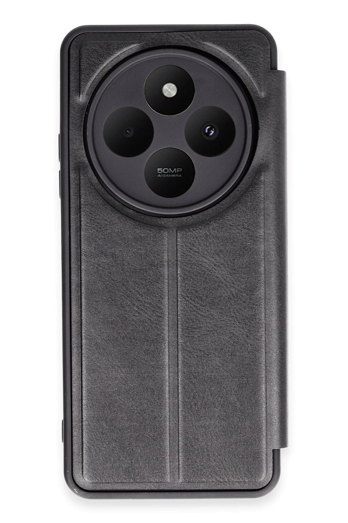 Newface Xiaomi Redmi 14C Kılıf Flip Cover - Siyah