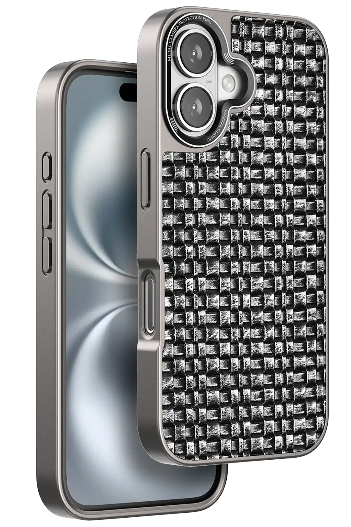 Venco iPhone 16 Brand Kapak - Gümüş