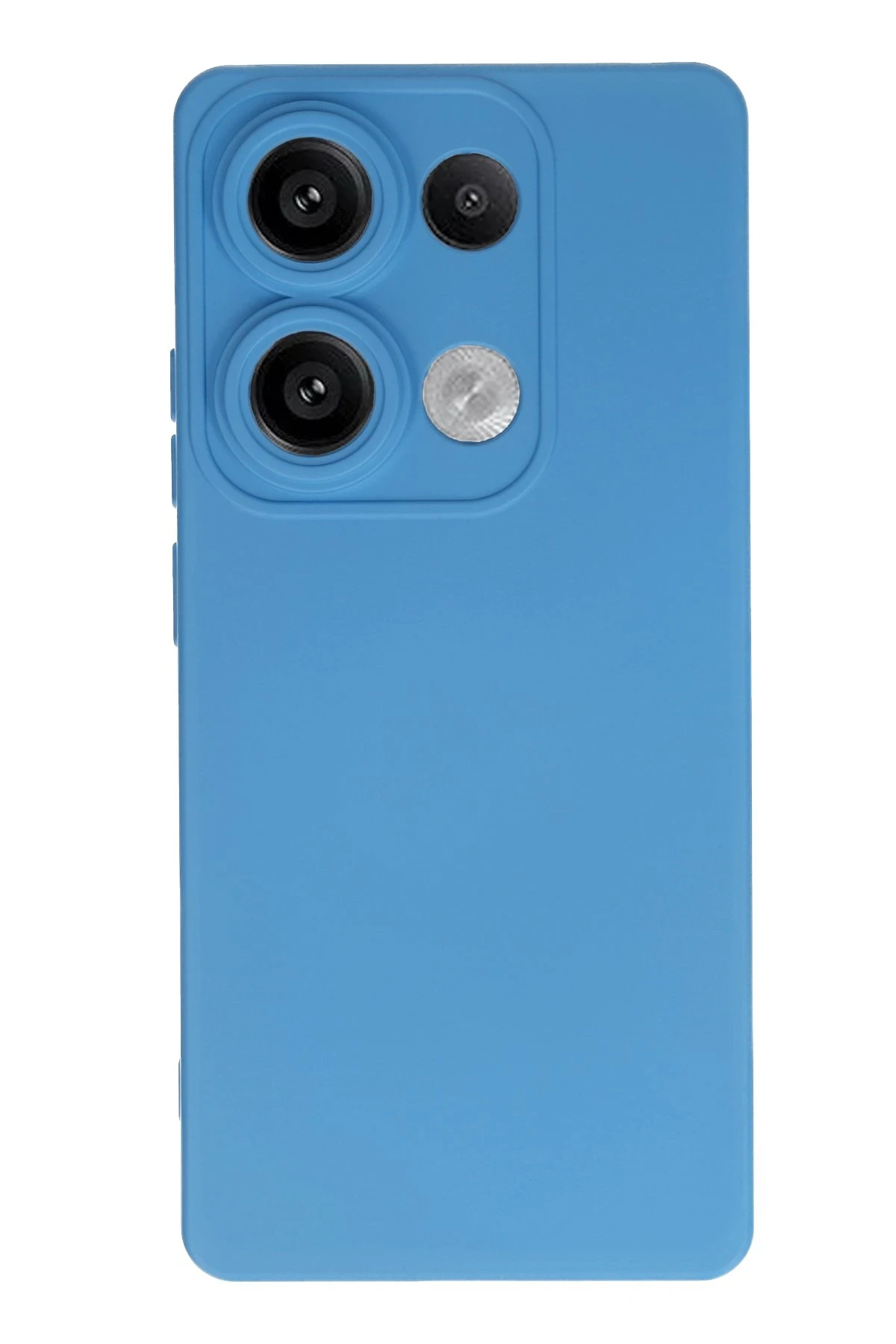Newface Xiaomi Redmi Note 13 Pro 4G Kılıf Nano içi Kadife Silikon - Mavi