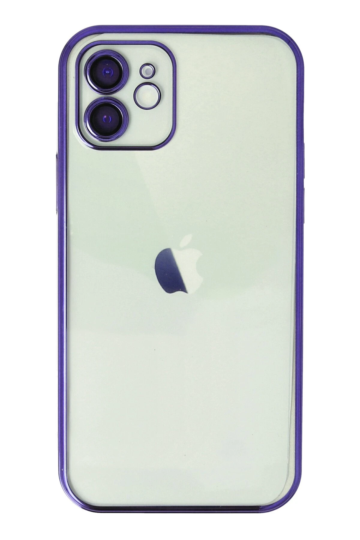 Newface iPhone 11 Kılıf Razer Lensli Silikon - Mor