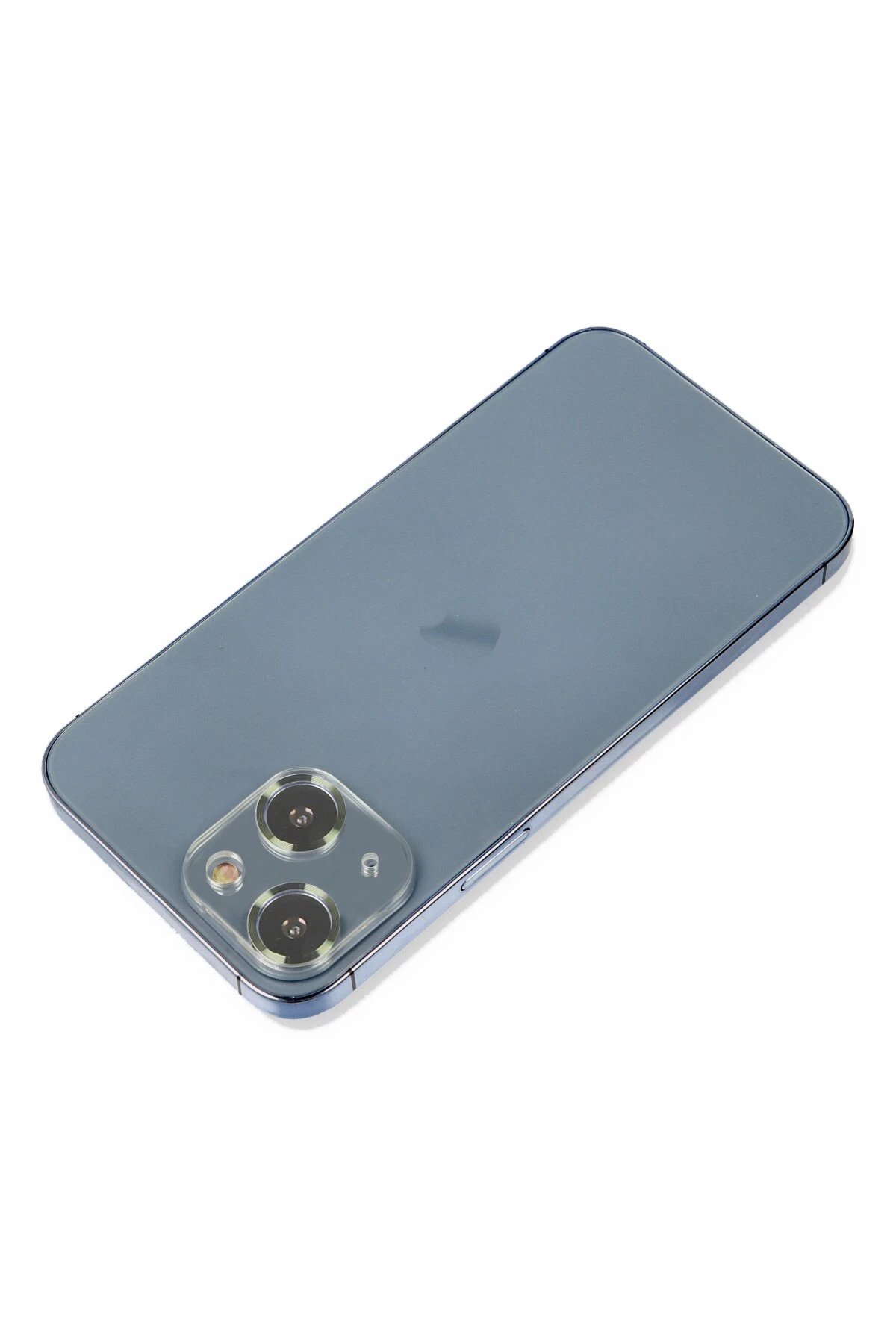 Newface iPhone 13 Mini Metal Kamera Lens Koruma Cam - Koyu Yeşil