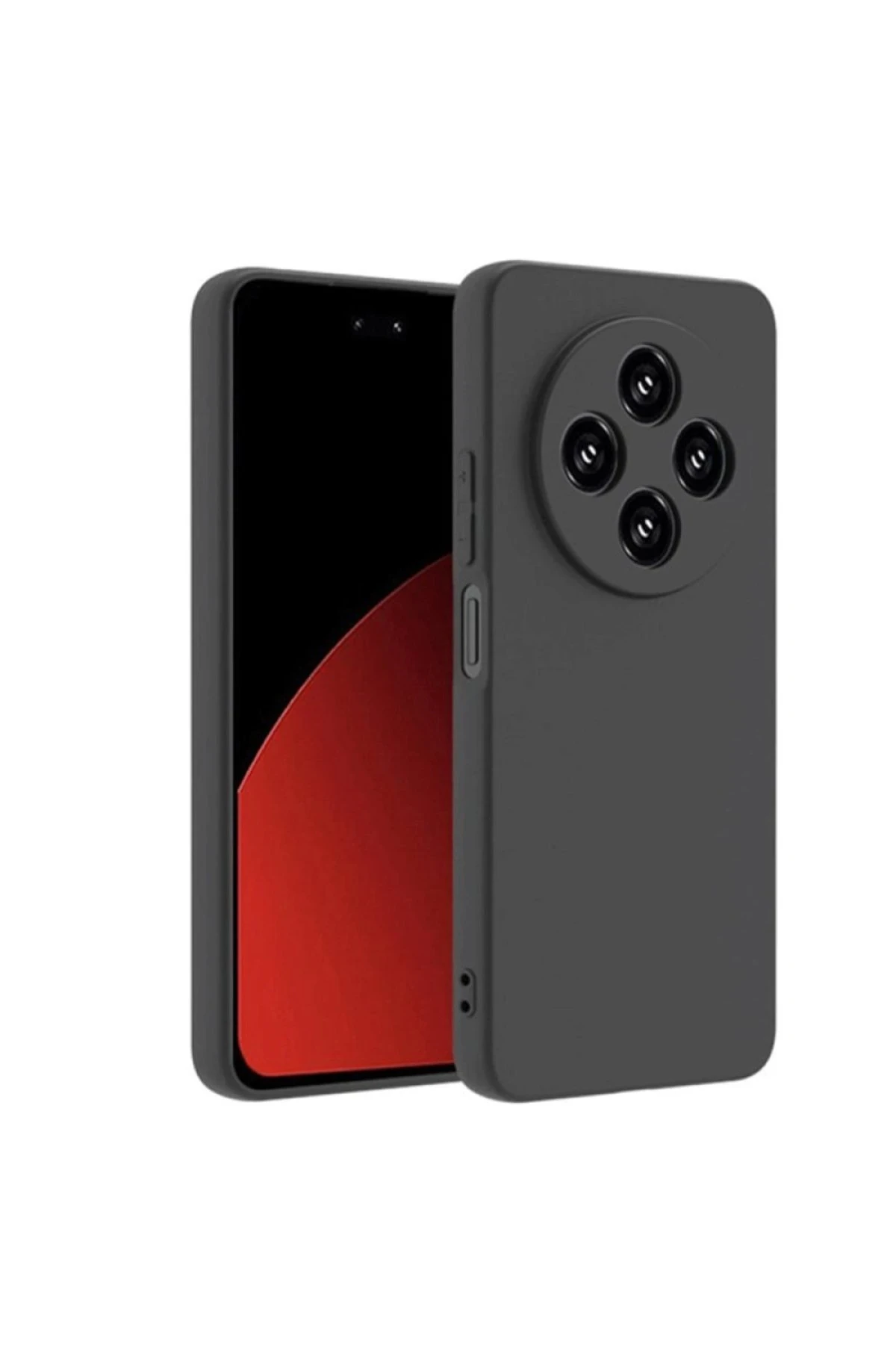 Newface Xiaomi Redmi 14C Kılıf Nano içi Kadife Silikon - Siyah