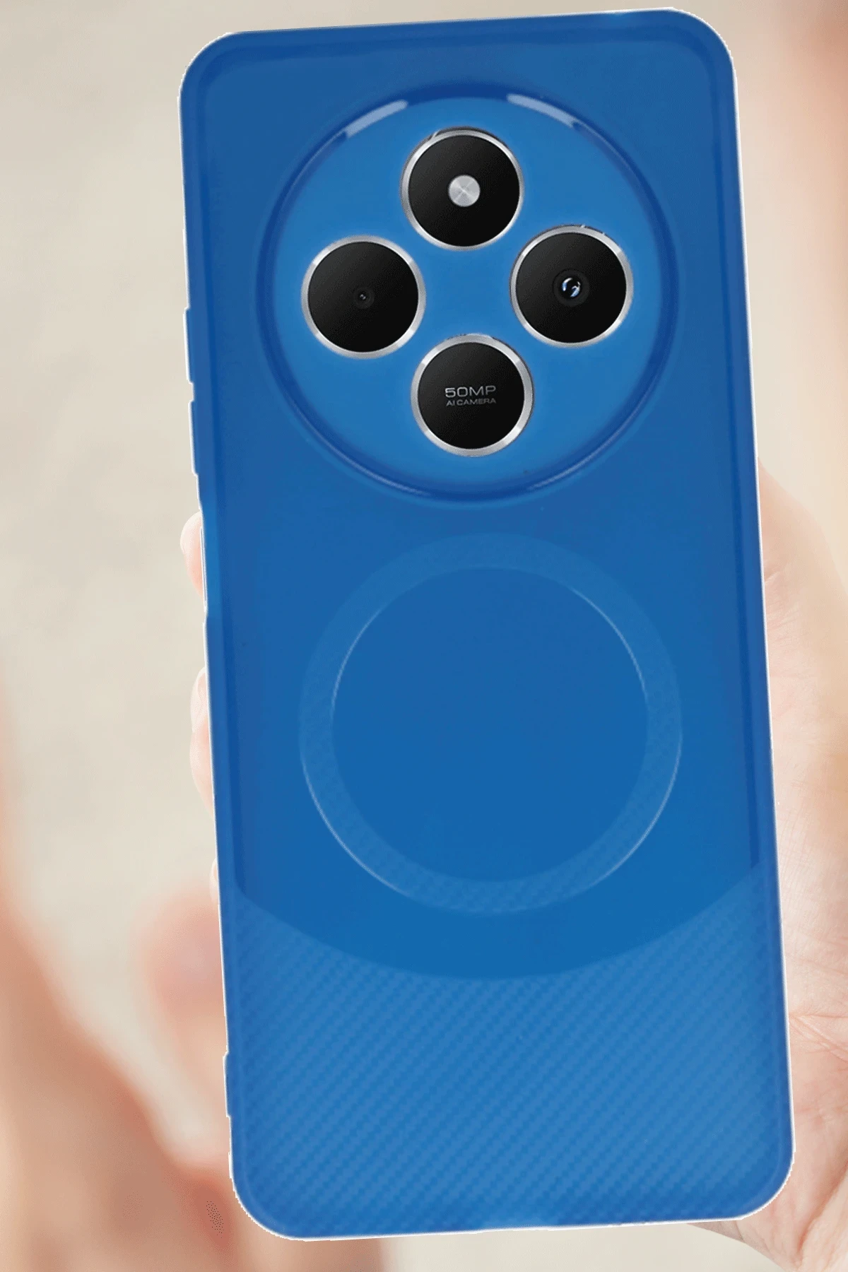 Newface Xiaomi Redmi 14C Kılıf Maya Karbon Kapak - Siyah