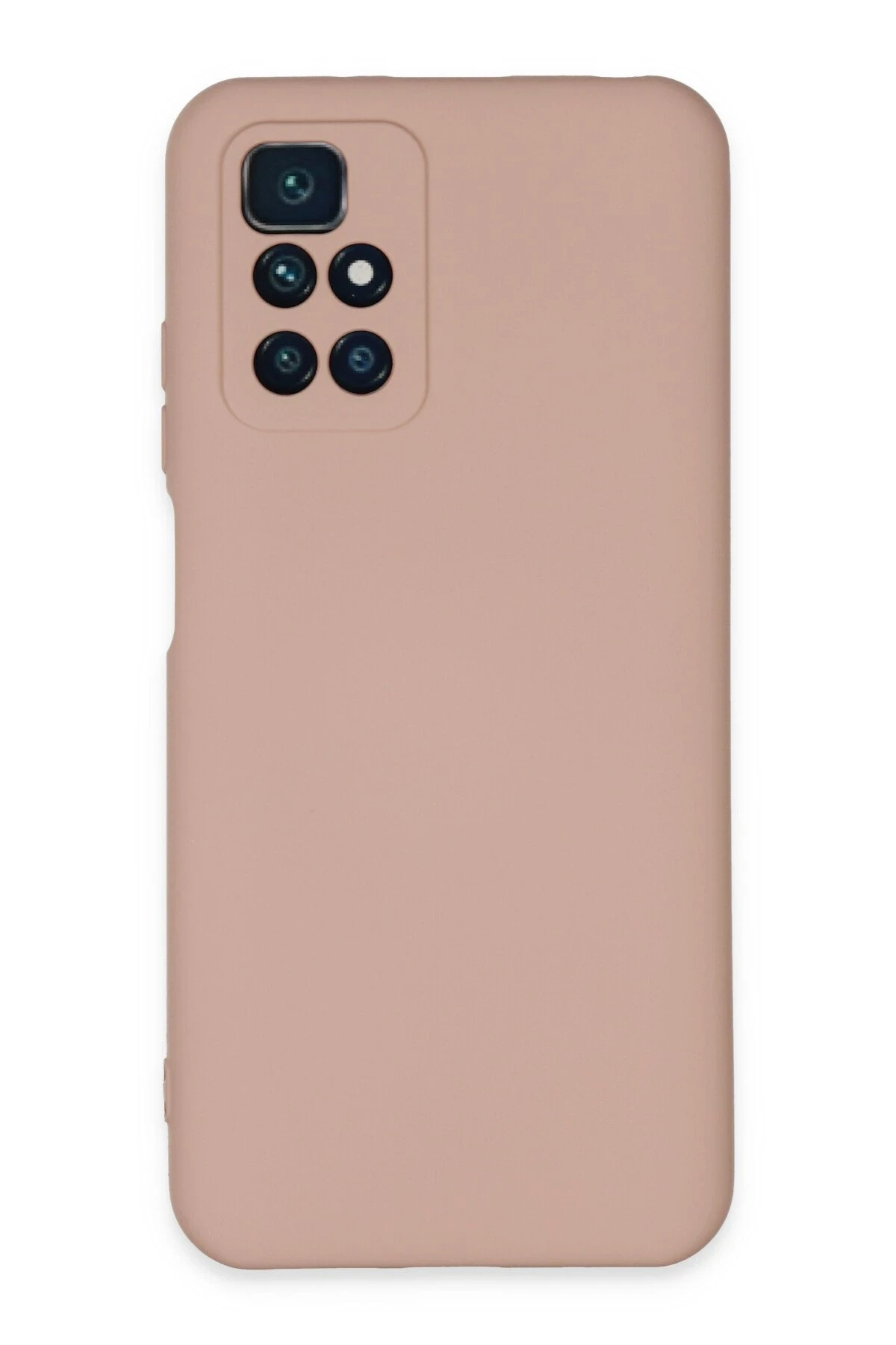 Newface Xiaomi Redmi 10 2022 Kılıf Nano içi Kadife Silikon - Pudra