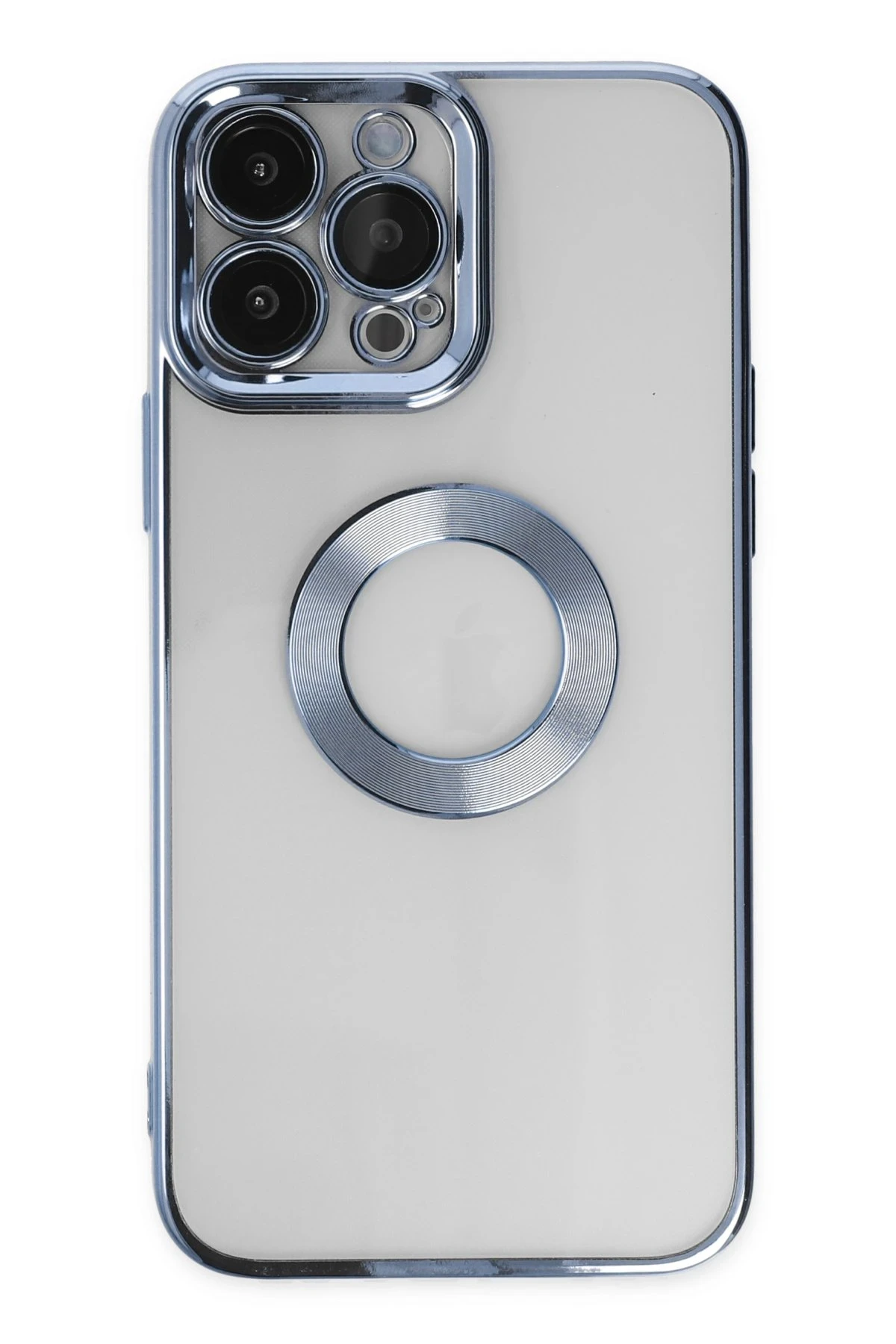 Newface iPhone 14 Pro Max Kılıf Slot Silikon - Sierra Blue