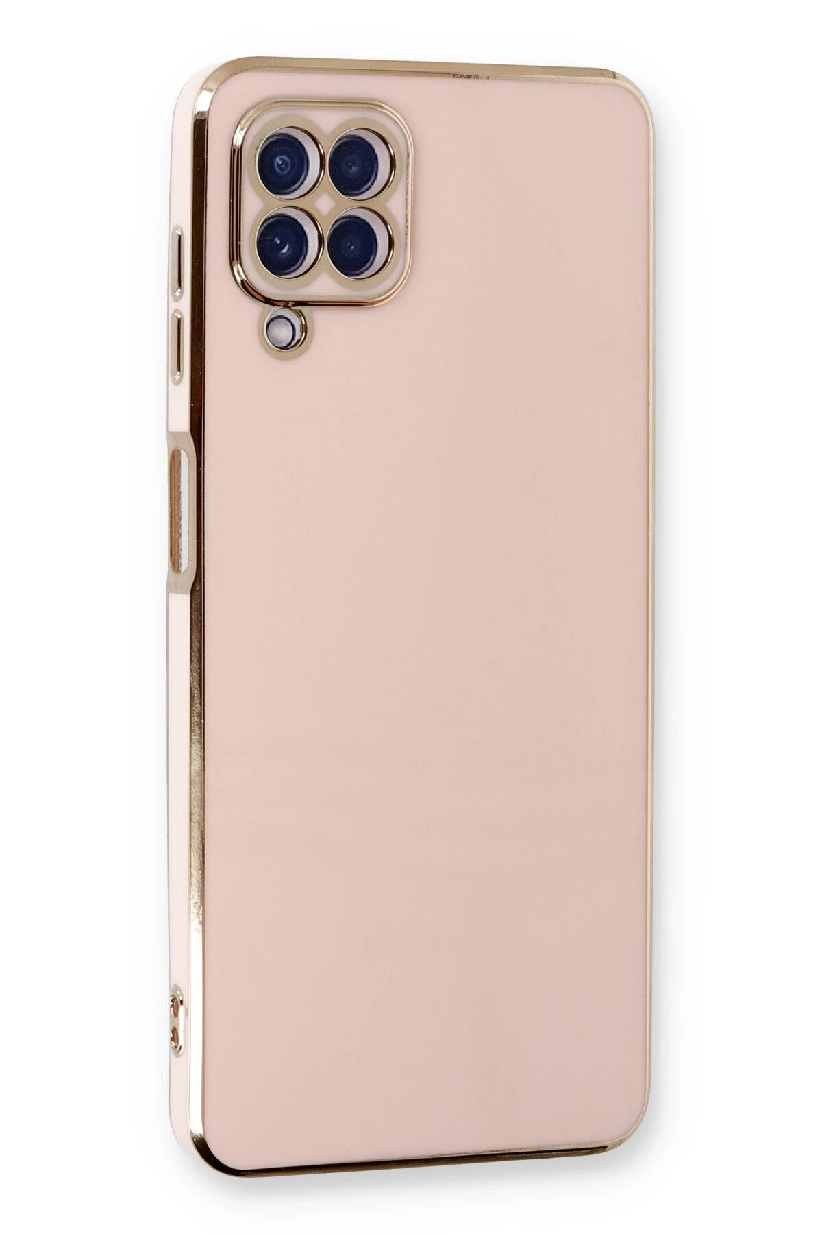 Newface Samsung Galaxy A22 Kılıf Volet Silikon - Pembe