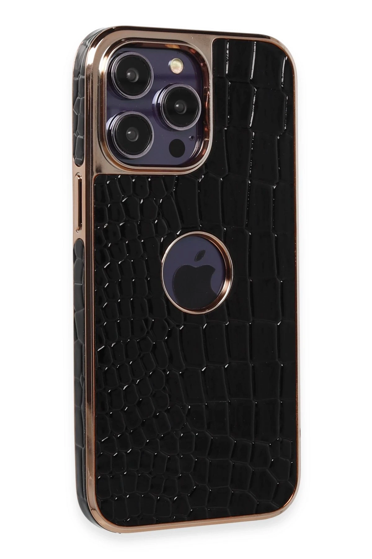 Newface iPhone 14 Pro Max Kılıf Snake Kapak - Siyah