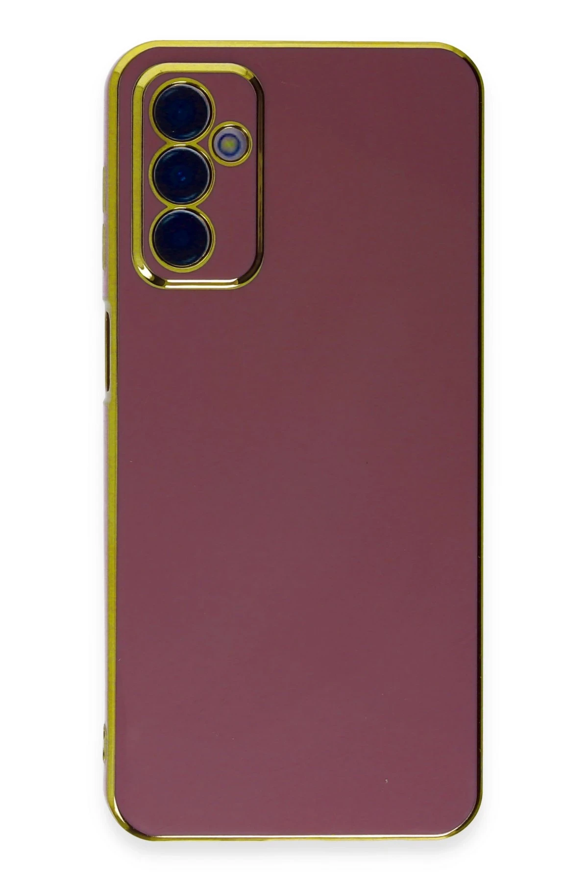 Newface Samsung Galaxy M23 Kılıf Volet Silikon - Kırmızı