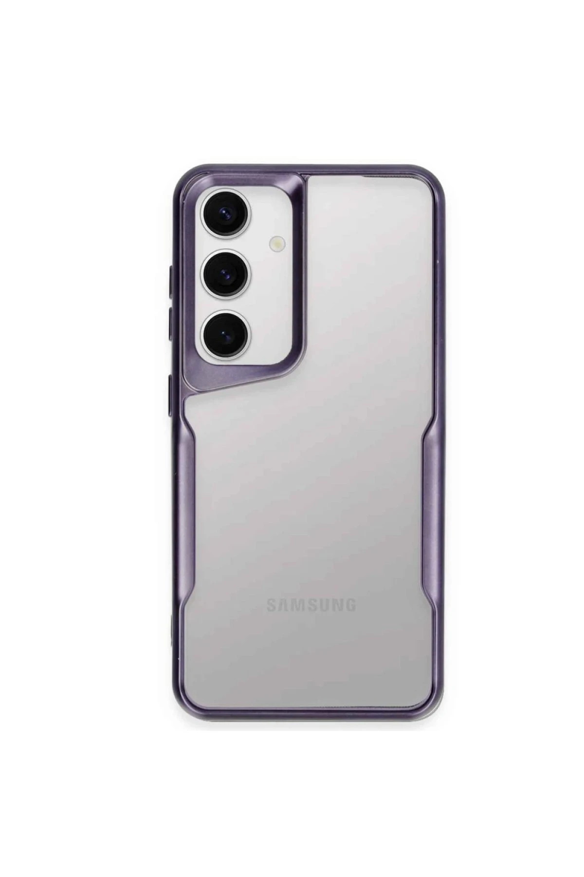 Newface Samsung Galaxy A25 5G Kılıf Boyi Silikon Kapak - Derin Mor