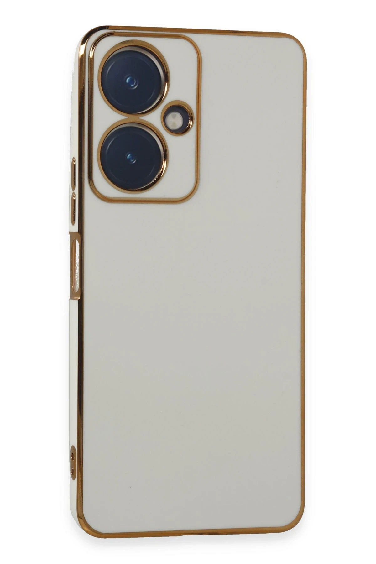Newface Vivo Y27 Kılıf Volet Silikon - Beyaz