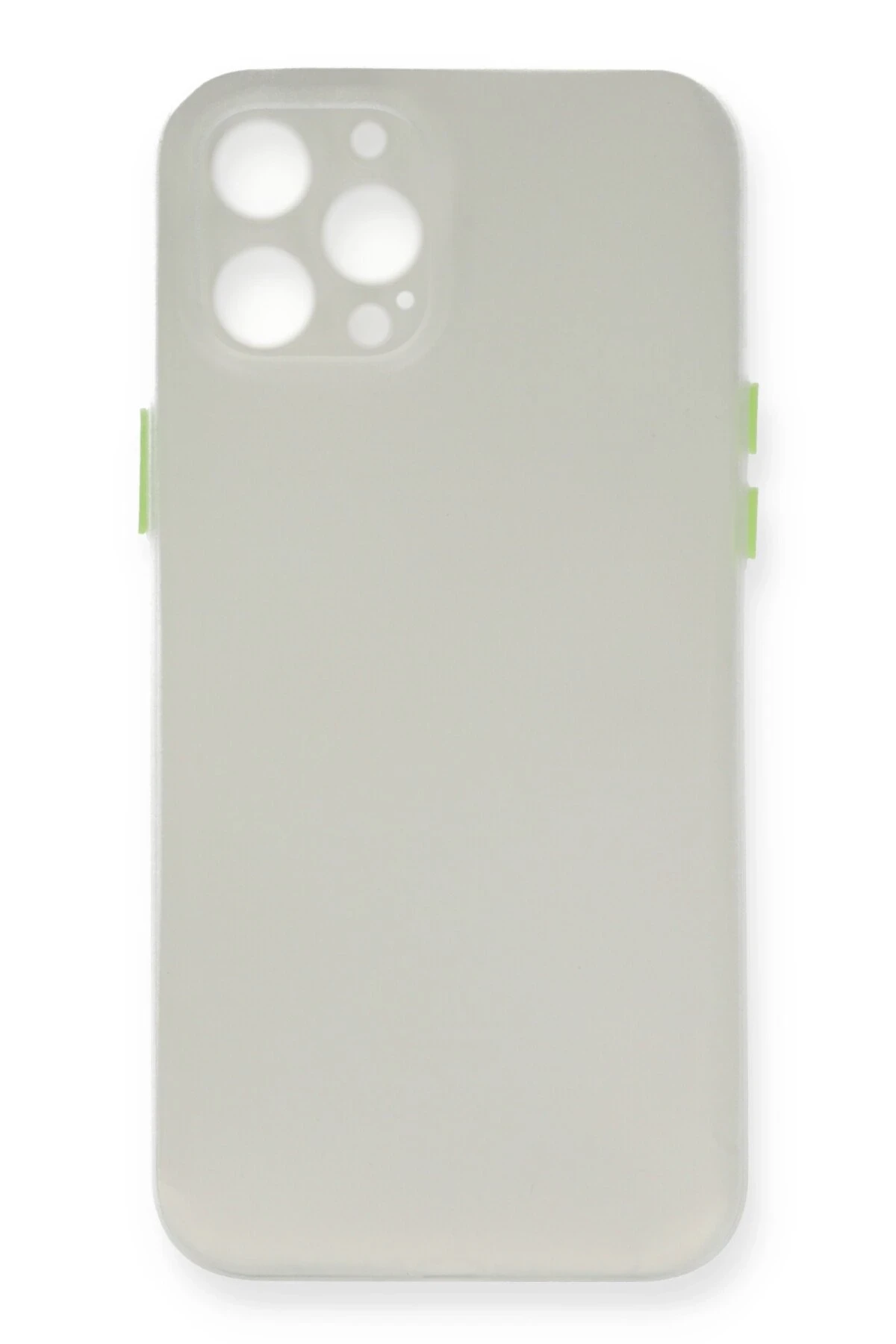 Newface iPhone 12 Pro Kılıf PP Ultra İnce Kapak - Beyaz