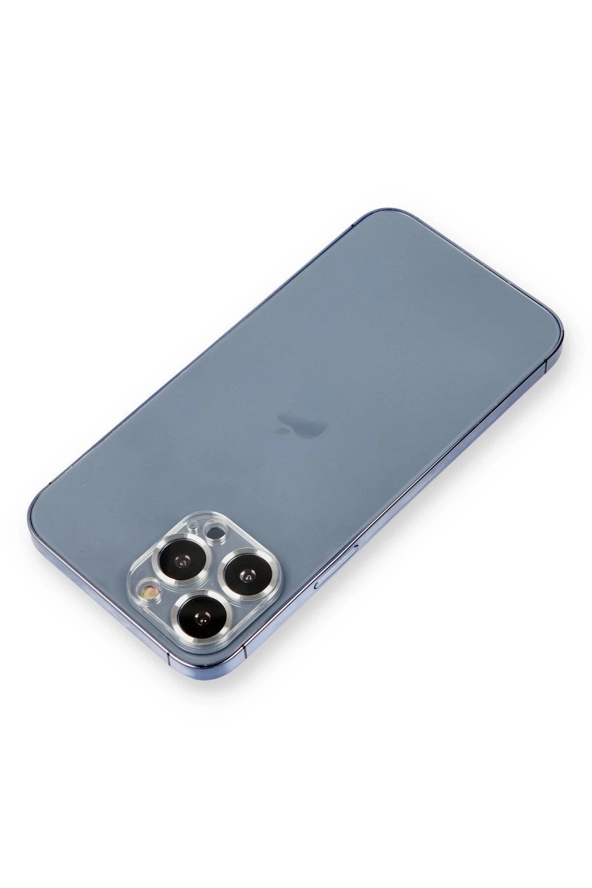 Newface iPhone 14 Pro Max Metal Kamera Lens Koruma Cam - Gümüş